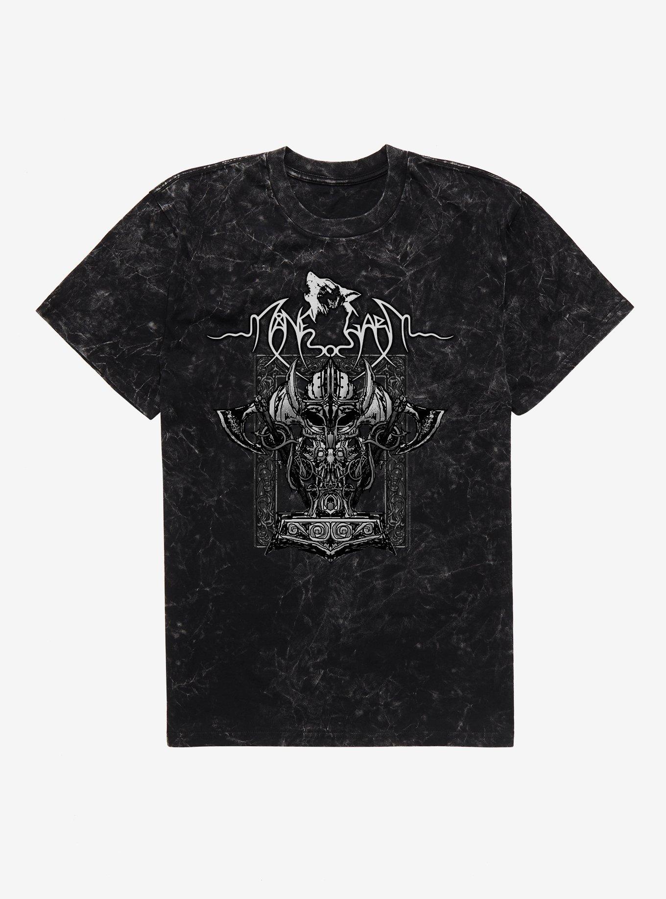 M?garm Viking Mineral Wash T-Shirt | Trending Graphic Tee For Fans