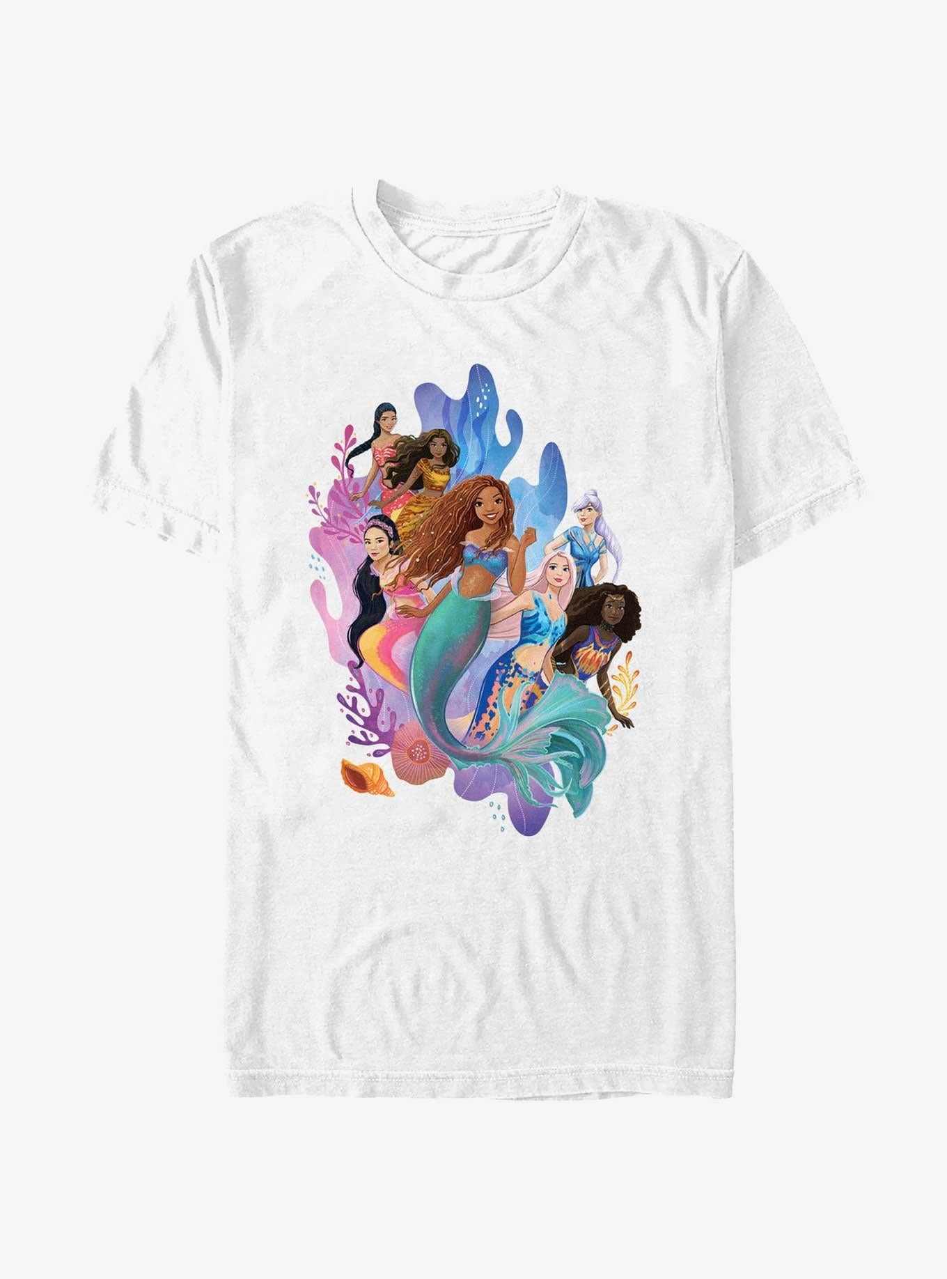 Disney The Little Mermaid Live Action Ariel and Her Sisters T-Shirt | Trending Graphic Tee For Fans