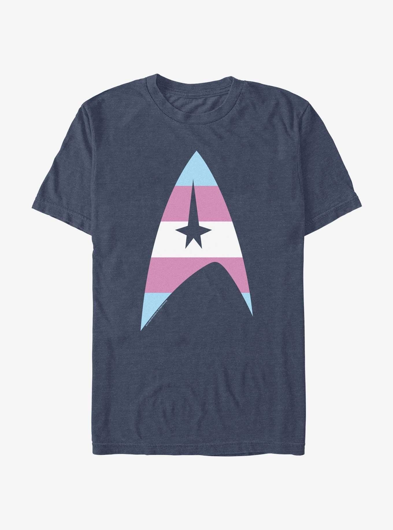 Star Trek Transgender Flag Logo Pride T-Shirt | Trending Graphic Tee For Fans