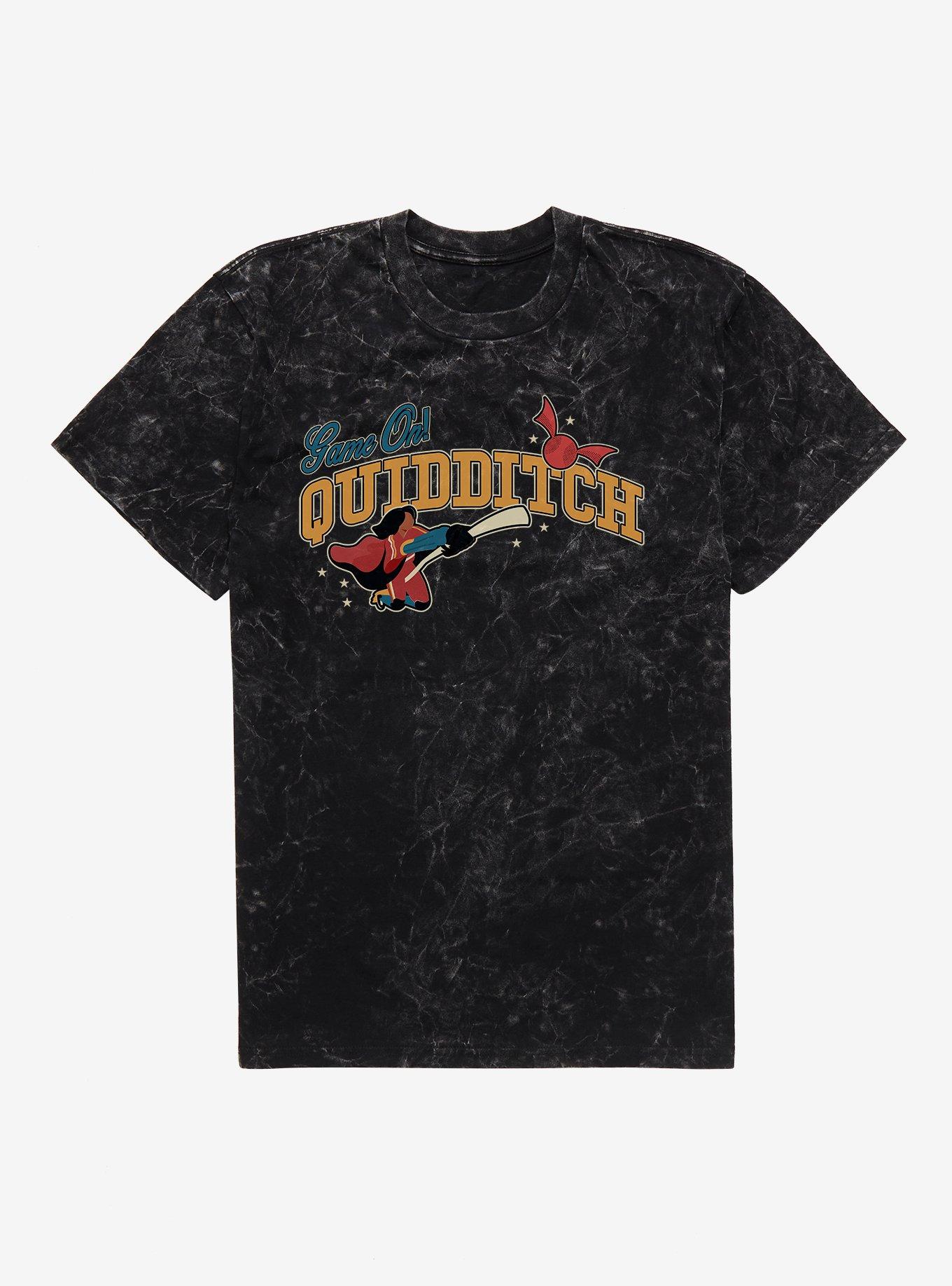 Harry Potter Team Spirit Game On Quidditch Mineral Wash T-Shirt | Trending Graphic Tee For Fans
