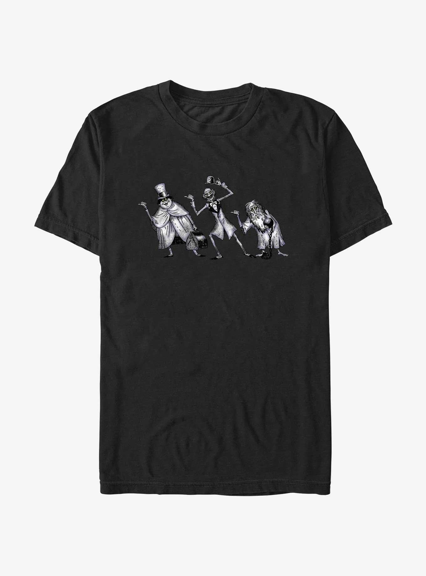Disney Haunted Mansion Hitchhiking Ghosts T-Shirt | Trending Graphic Tee For Fans