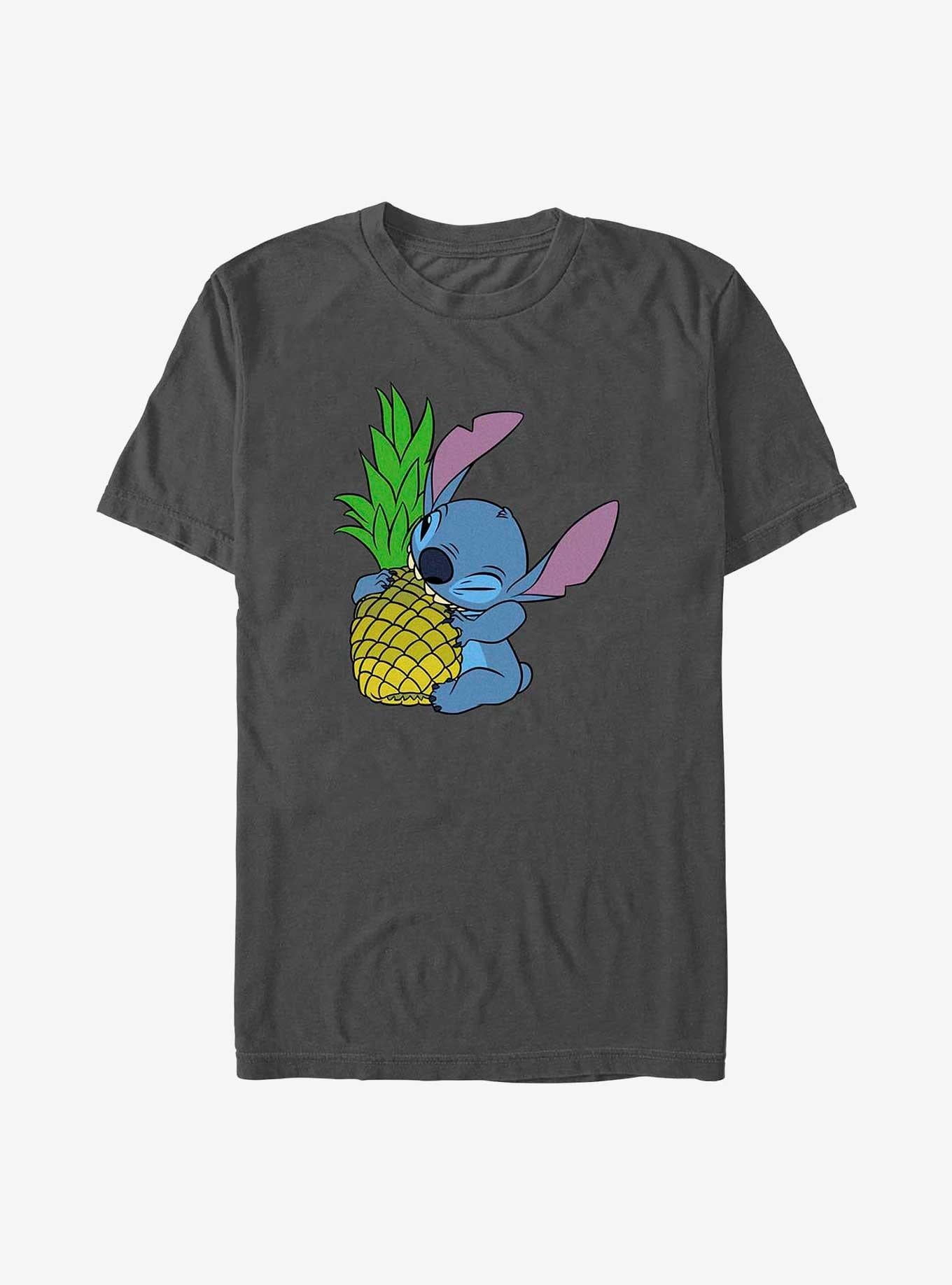 Disney Lilo & Stitch Pineapple Chomp T-Shirt | Trending Graphic Tee For Fans