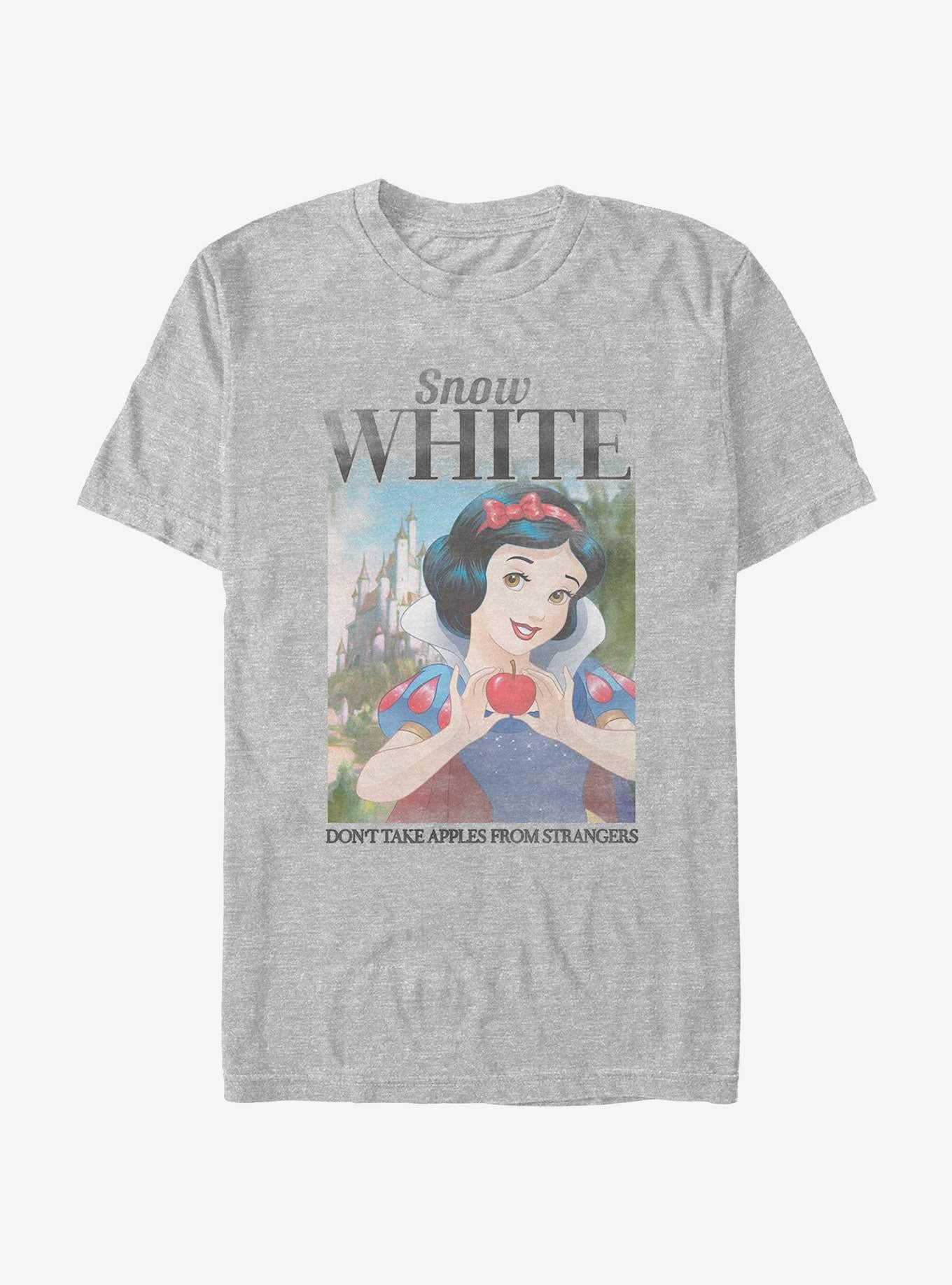 Disney Snow White and the Seven Dwarfs Don't Take Apples From Strangers T-Shirt | Trending Graphic Tee For Fans