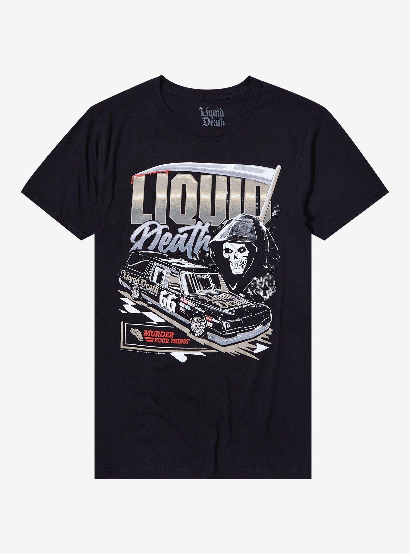 Liquid Death Road Kill T-Shirt | Trending Graphic Tee For Fans