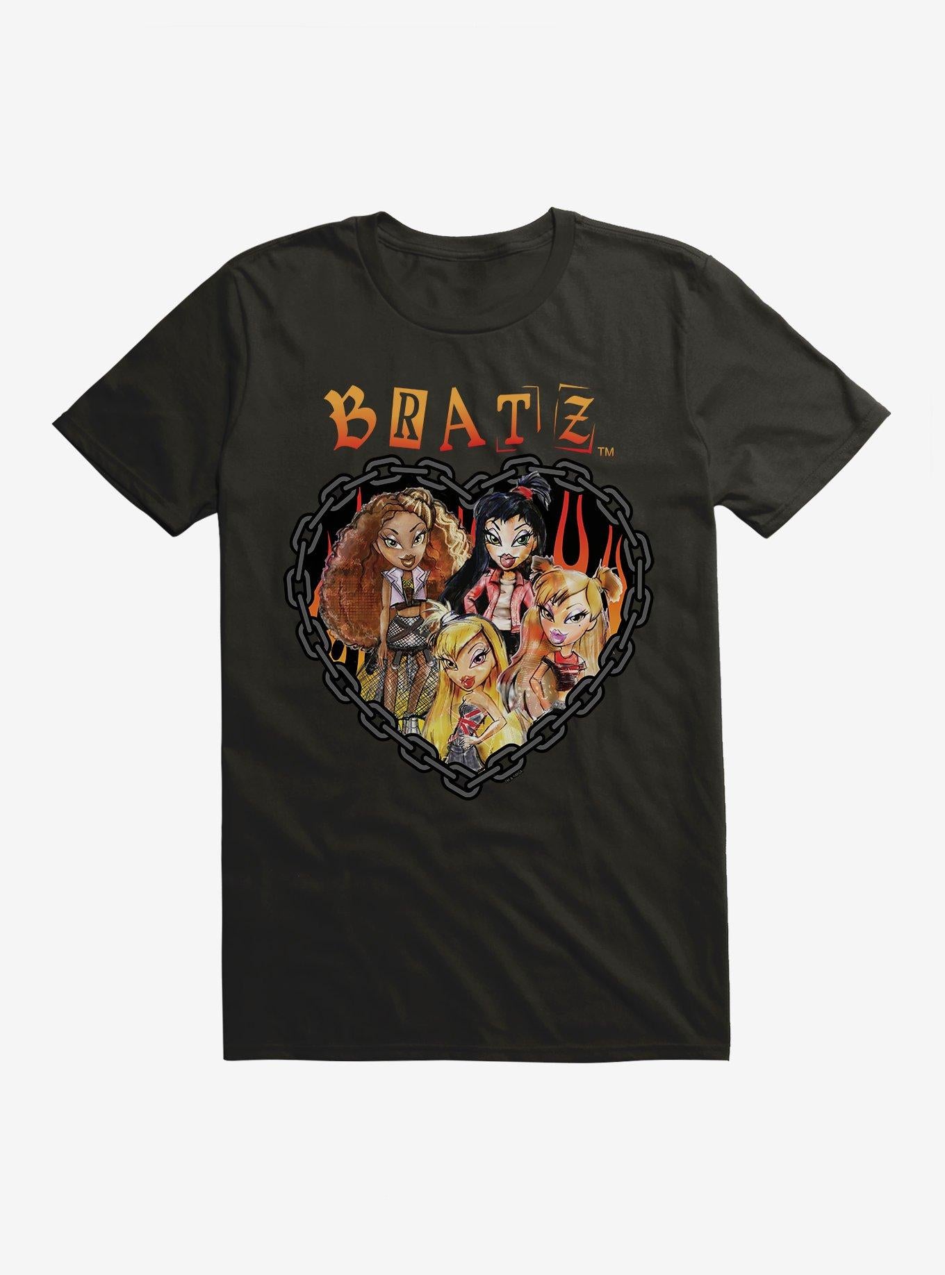 Bratz Flame Chain Heart T-Shirt | Trending Graphic Tee For Fans
