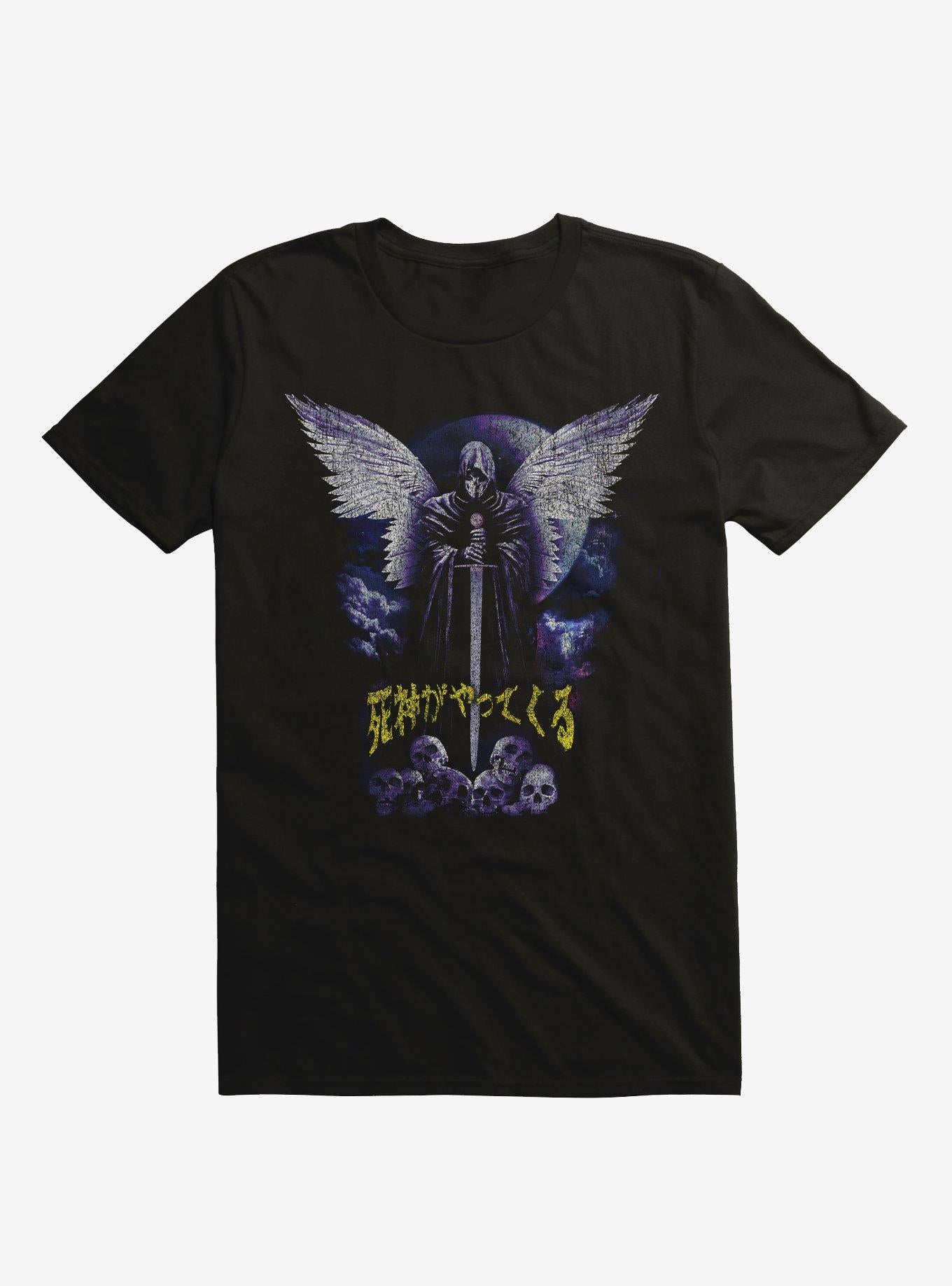 Winged Reaper With Sword T-Shirt | Trending Graphic Tee For Fans
