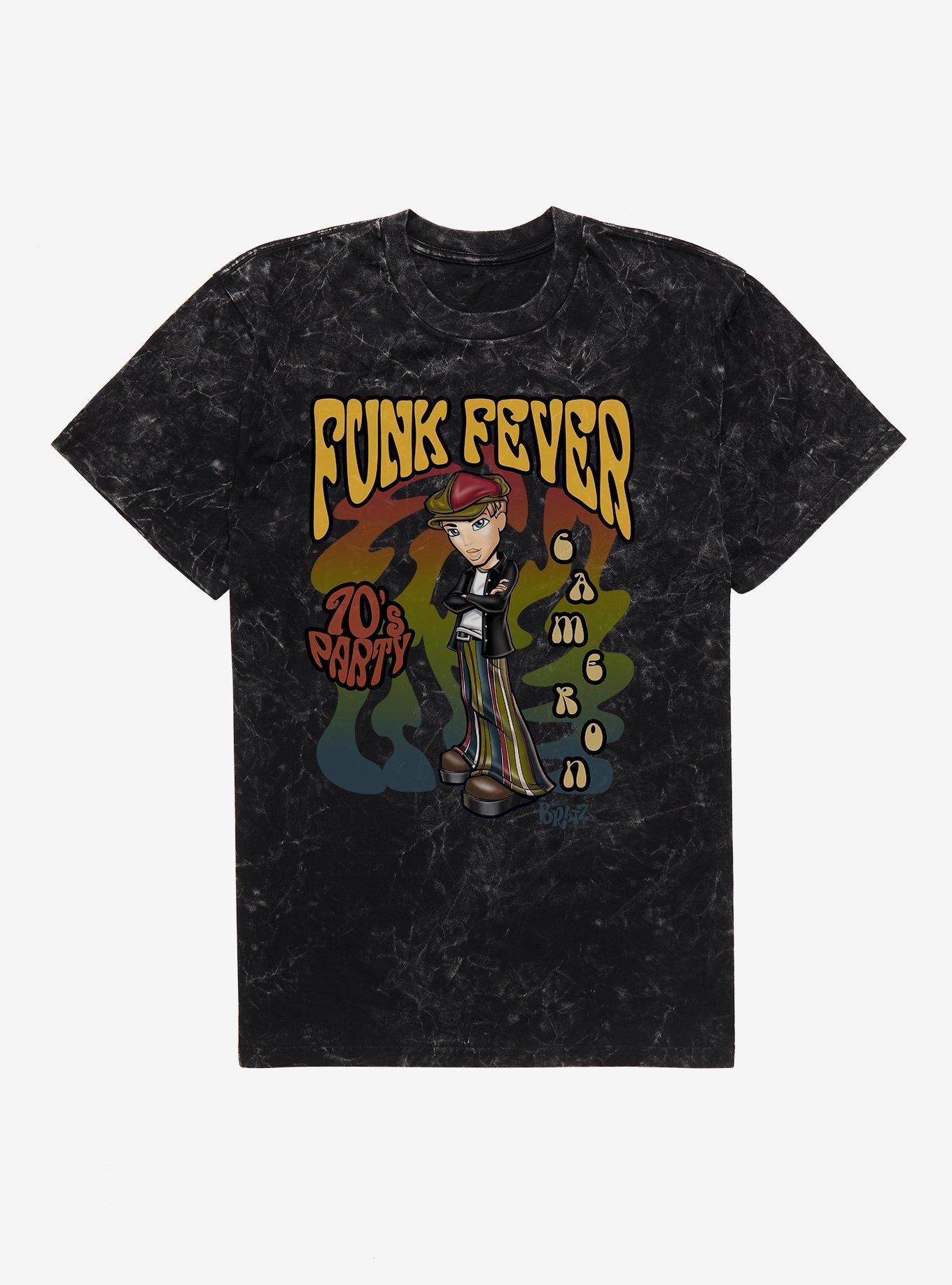 Bratz Funk Fever Cameron Mineral Wash T-Shirt | Trending Graphic Tee For Fans