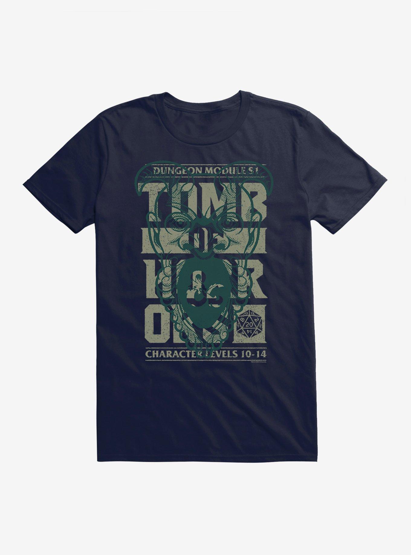 Dungeons & Dragons Tomb Of Horrors Dungeon Module Stamp T-Shirt | Trending Graphic Tee For Fans