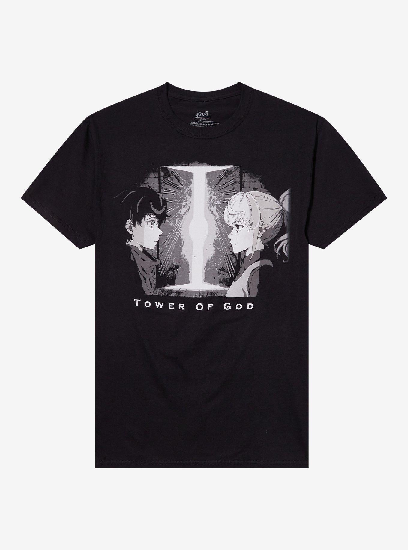 Tower Of God Bam & Rachel Black & White T-Shirt | Trending Graphic Tee For Fans