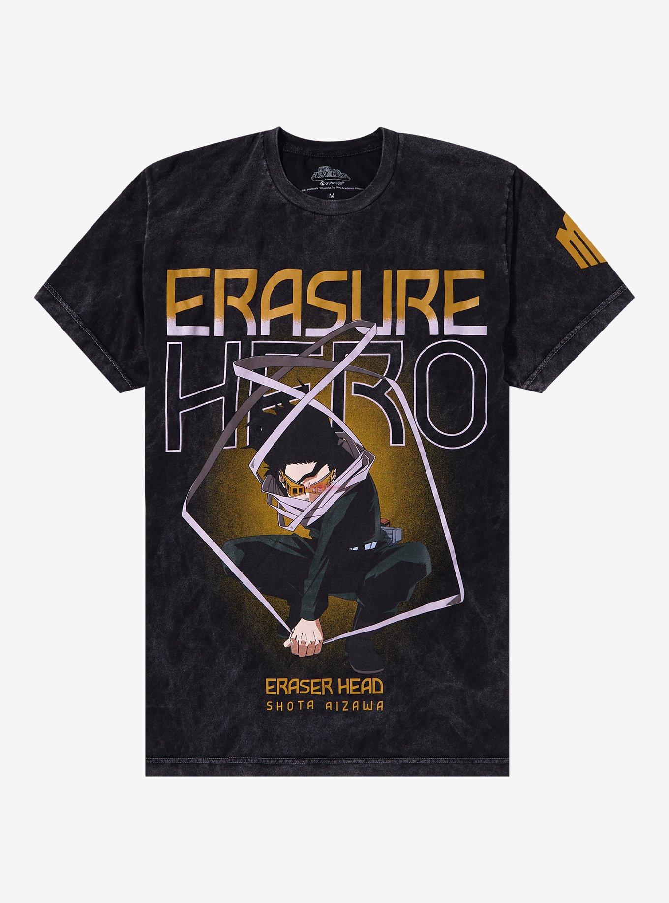 My Hero Academia Eraser Head Mineral Wash T-Shirt | Trending Graphic Tee For Fans
