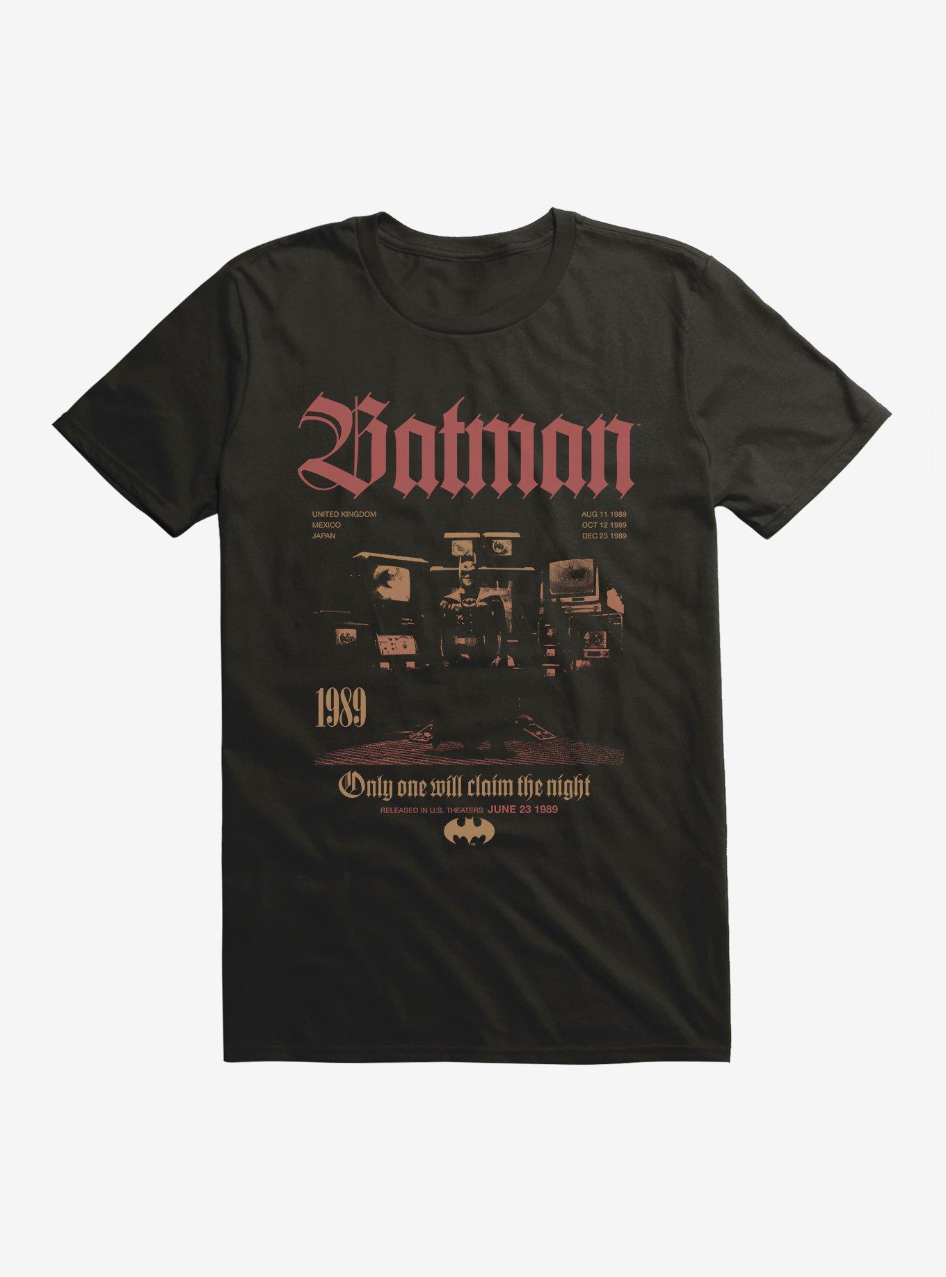 Batman 1989 Only One Claims The Night T-Shirt | Trending Graphic Tee For Fans