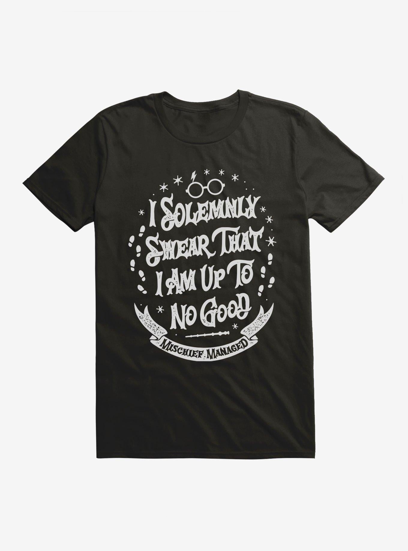 Harry Potter Solemnly Swear No Good T-Shirt | Trending Graphic Tee For Fans