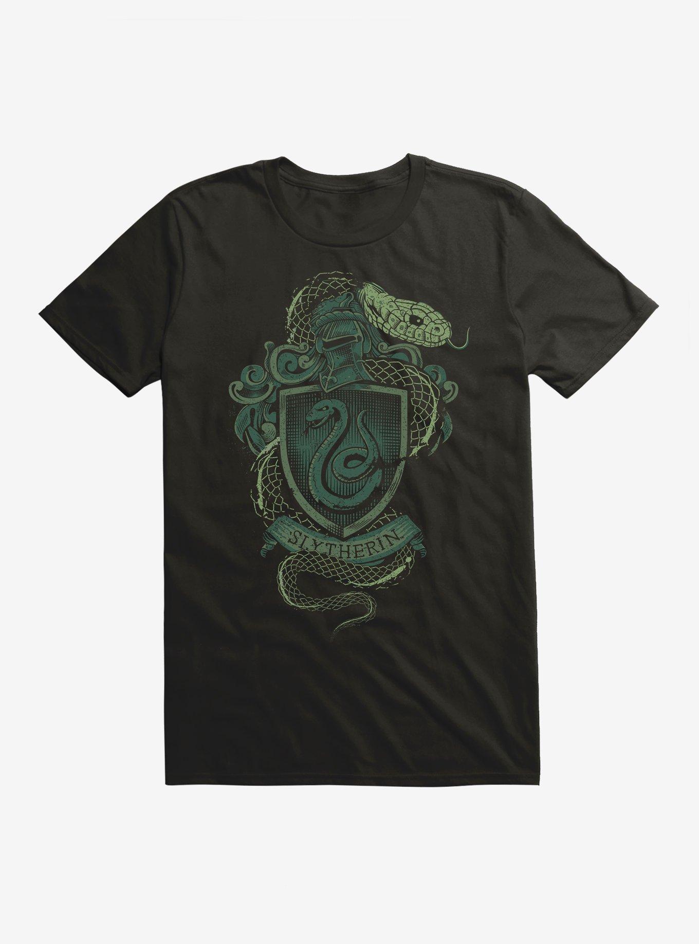 Harry Potter Slytherin Crest T-Shirt | Trending Graphic Tee For Fans