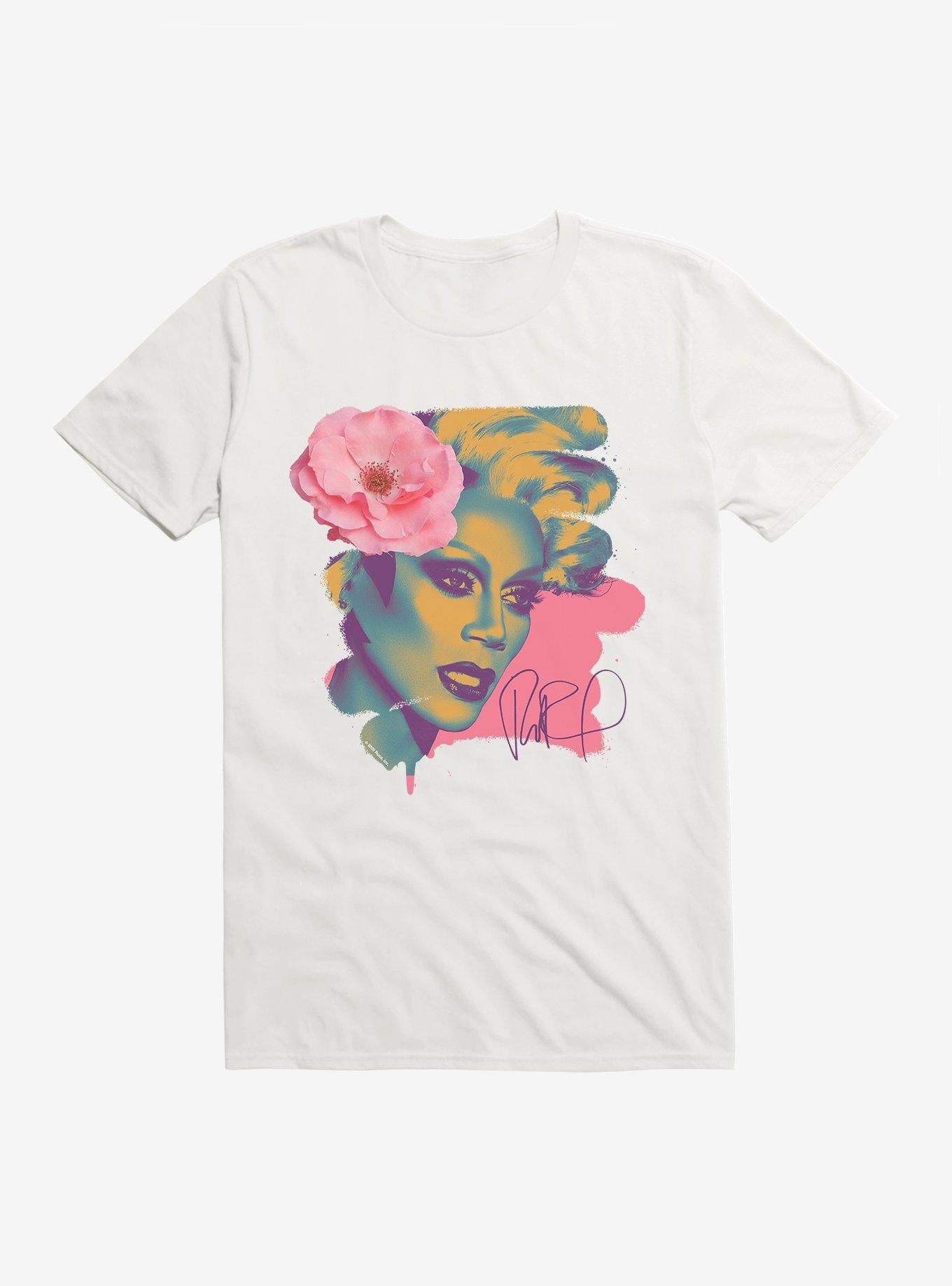 RuPaul Floral Portrait T-Shirt | Trending Graphic Tee For Fans