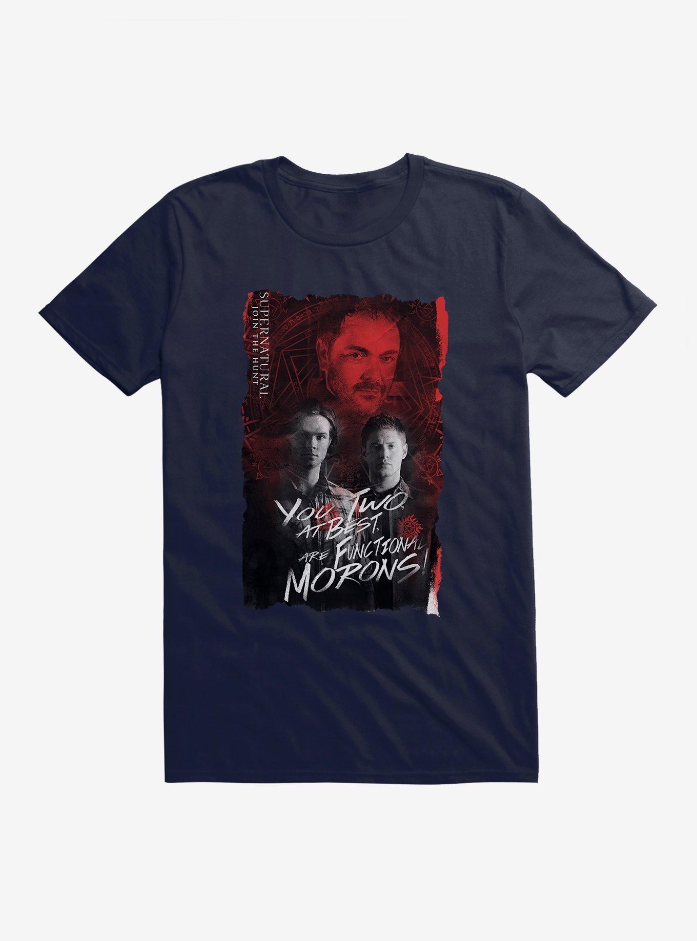 Supernatural Functional Morons T-Shirt | Trending Graphic Tee For Fans