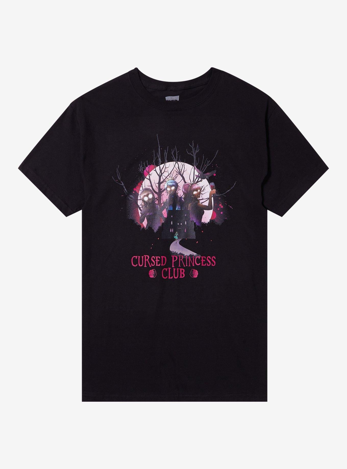 WEBTOON Cursed Princess Club Trio Silhouette T-Shirt | Trending Graphic Tee For Fans