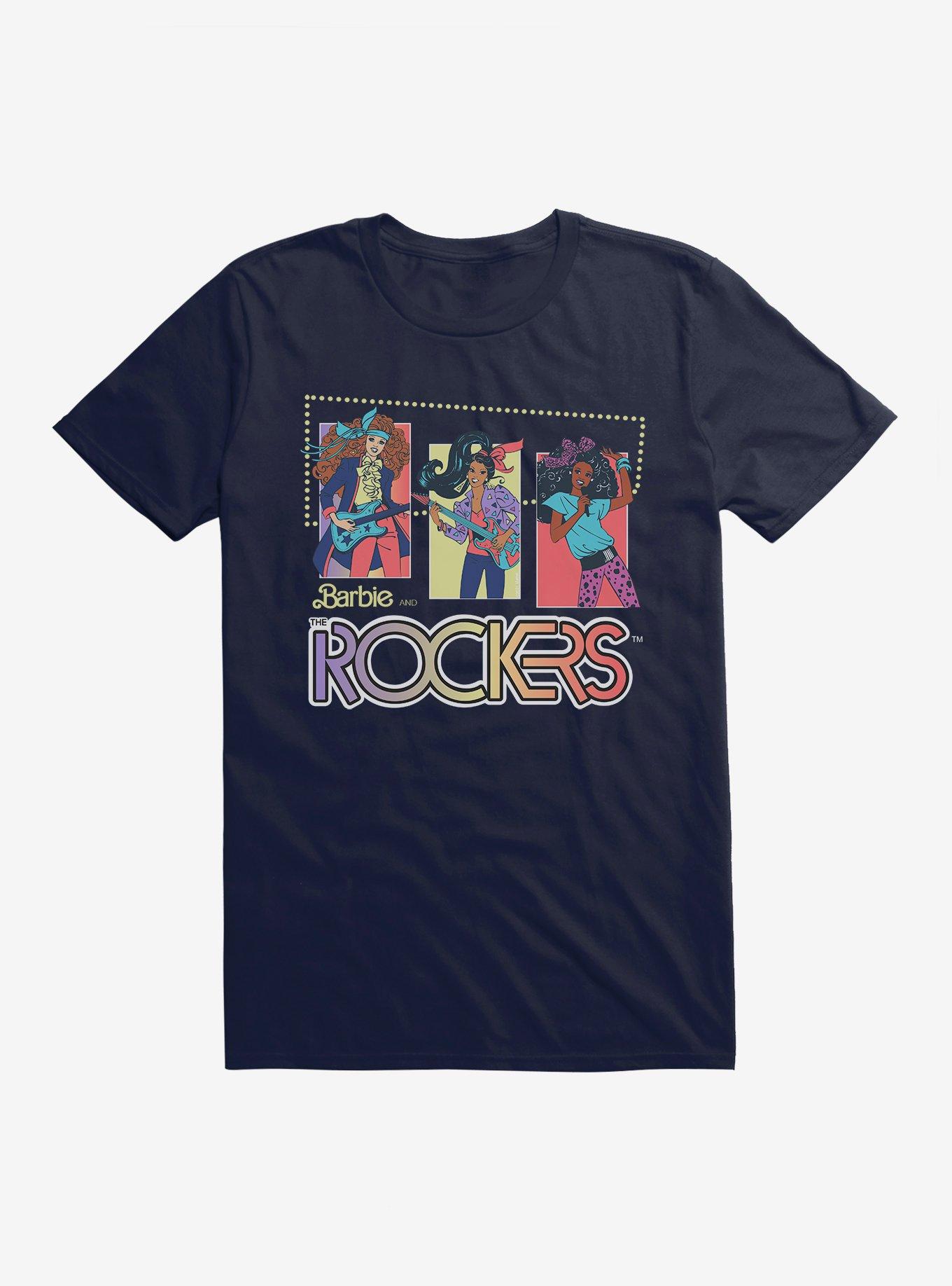 Barbie And The Rockers 80's Gradient T-Shirt | Trending Graphic Tee For Fans