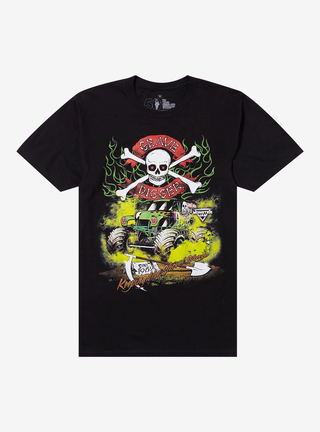 Monster Jam Grave Digger Shovel Sharp T-Shirt | Trending Graphic Tee For Fans
