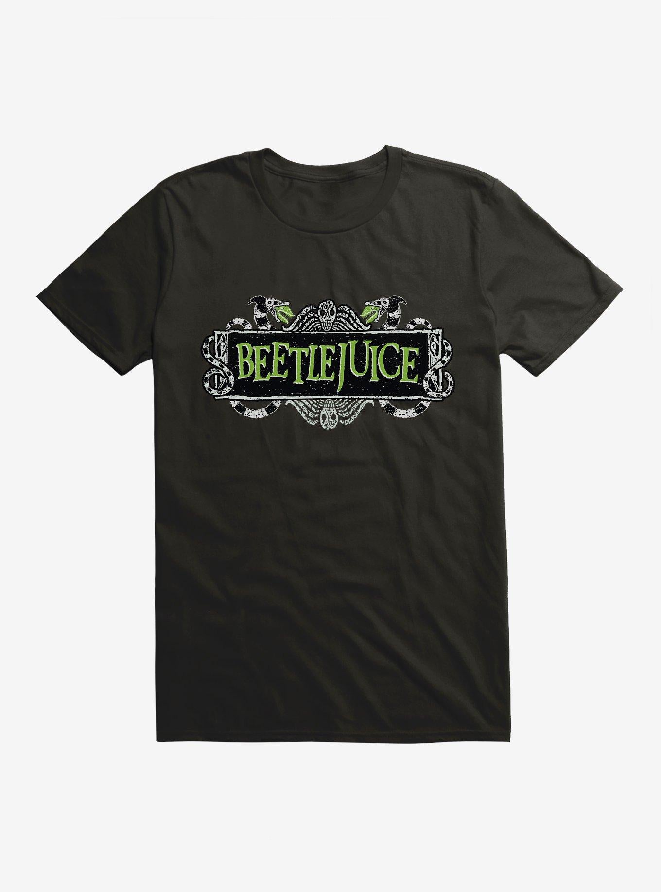 Beetlejuice Title Black T-Shirt | Trending Graphic Tee For Fans