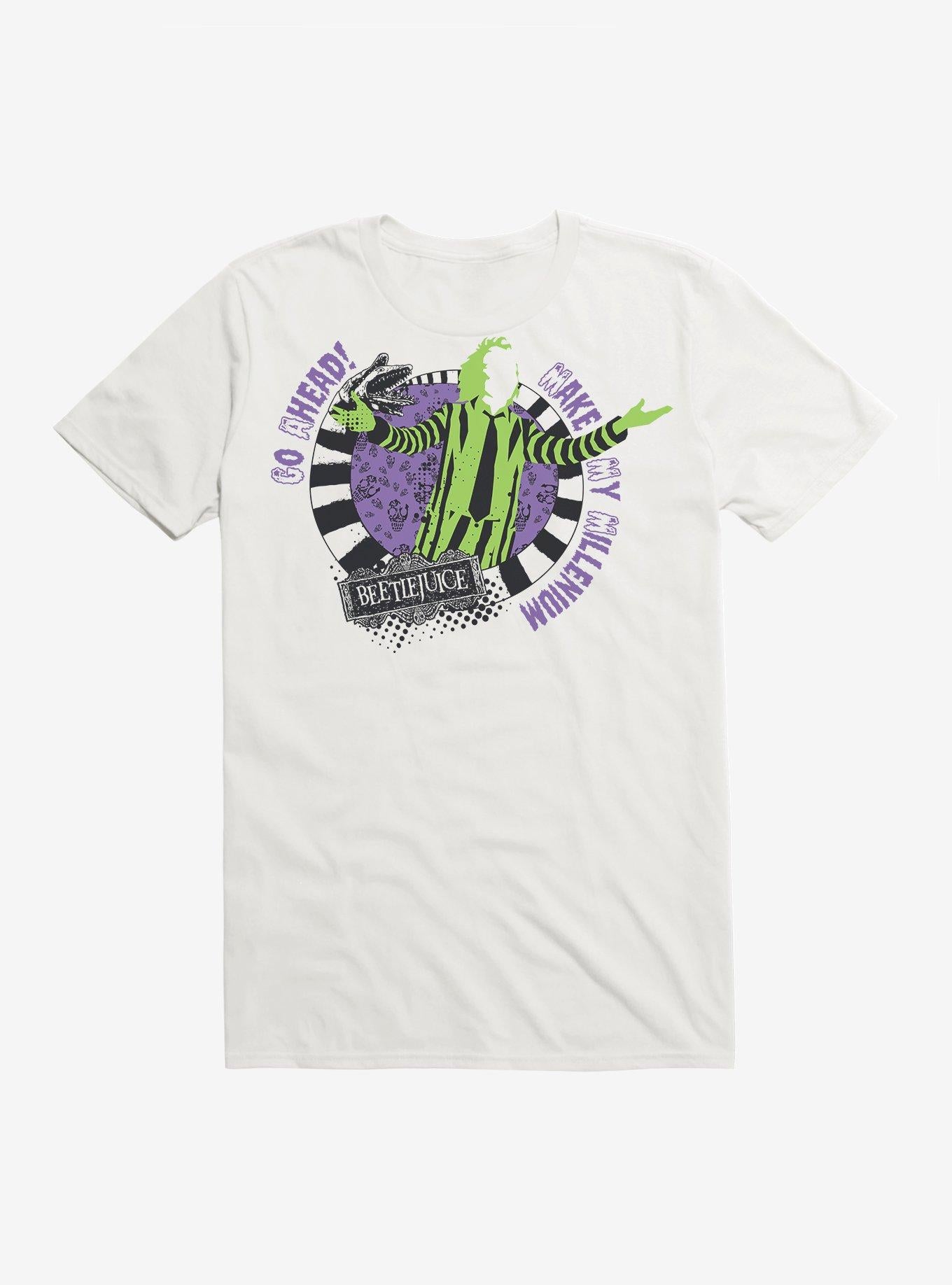 Beetlejuice Go Ahead T-Shirt | Trending Graphic Tee For Fans