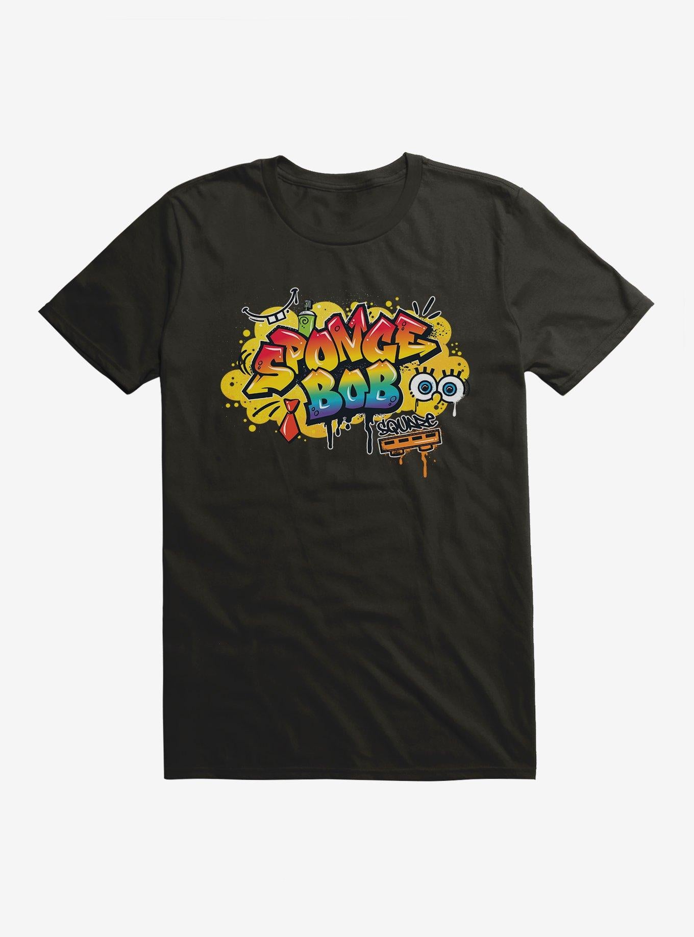 SpongeBob SquarePants Hip Hop Graffiti Art T-Shirt | Trending Graphic Tee For Fans