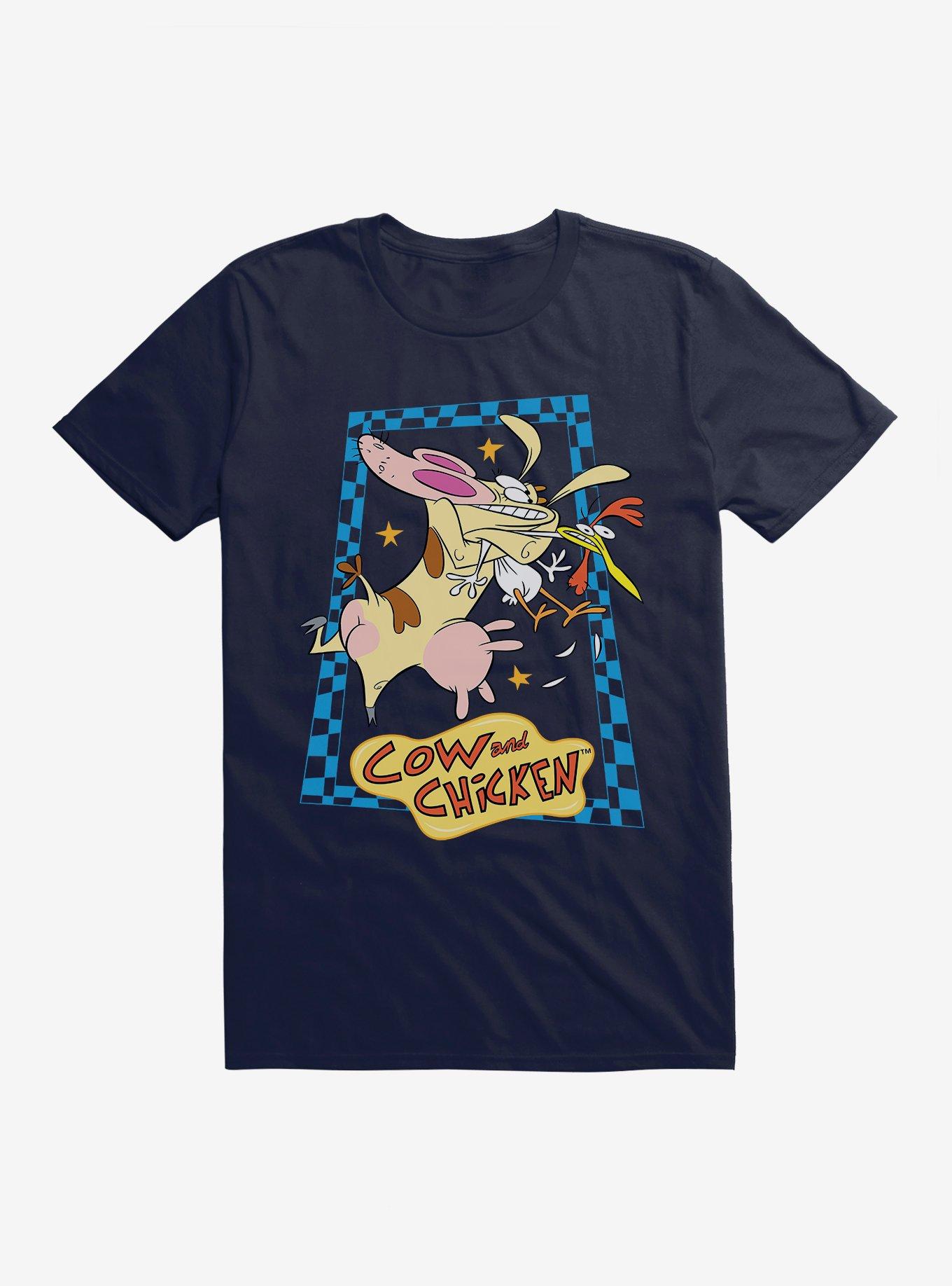 Cow And Chicken Squeeze T-Shirt | Trending Graphic Tee For Fans