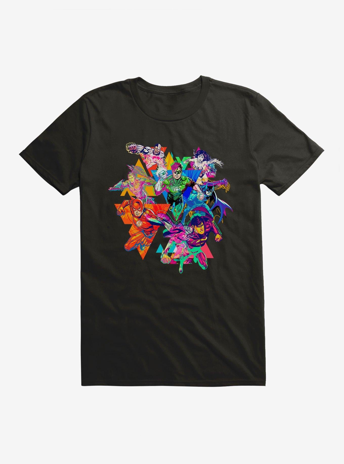 DC Comics Justice League Group Midflight T-Shirt | Trending Graphic Tee For Fans