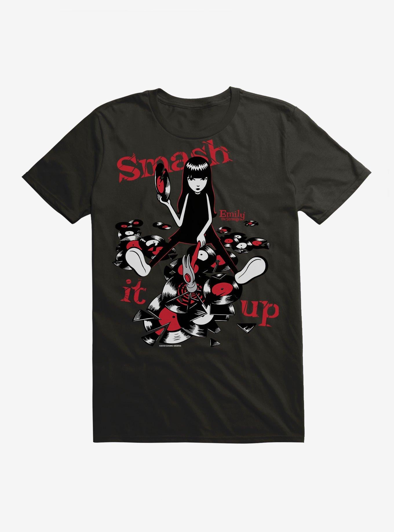 Emily The Strange Smash It Up T-Shirt | Trending Graphic Tee For Fans