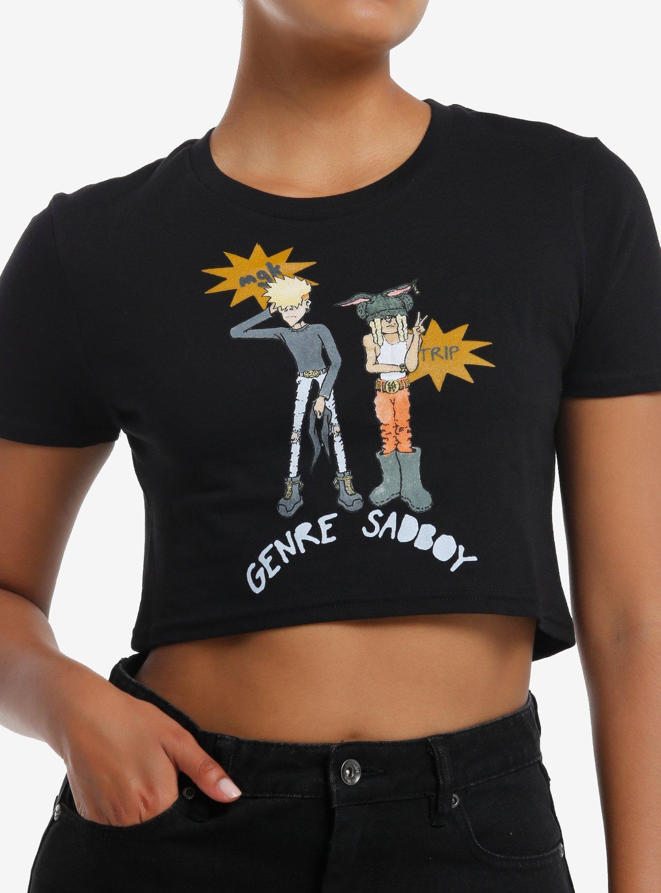 mgk X Trippie Redd genre sadboy Anime Duo Girls Baby T-Shirt | Trending Graphic Tee For Fans