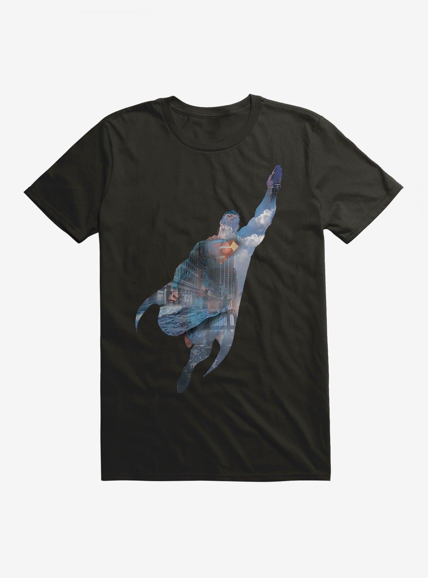 DC Comics Superman City Silhouette T-Shirt | Trending Graphic Tee For Fans
