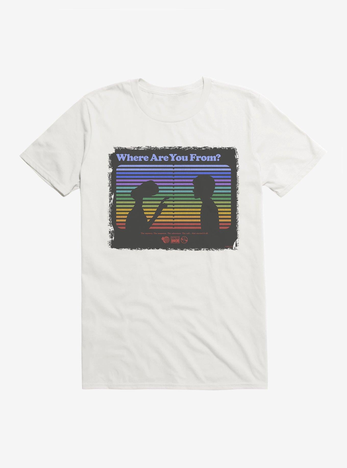 E.T. 40th Anniversary Where Are You From E.T And Elliott Silhouette T-Shirt | Trending Graphic Tee For Fans