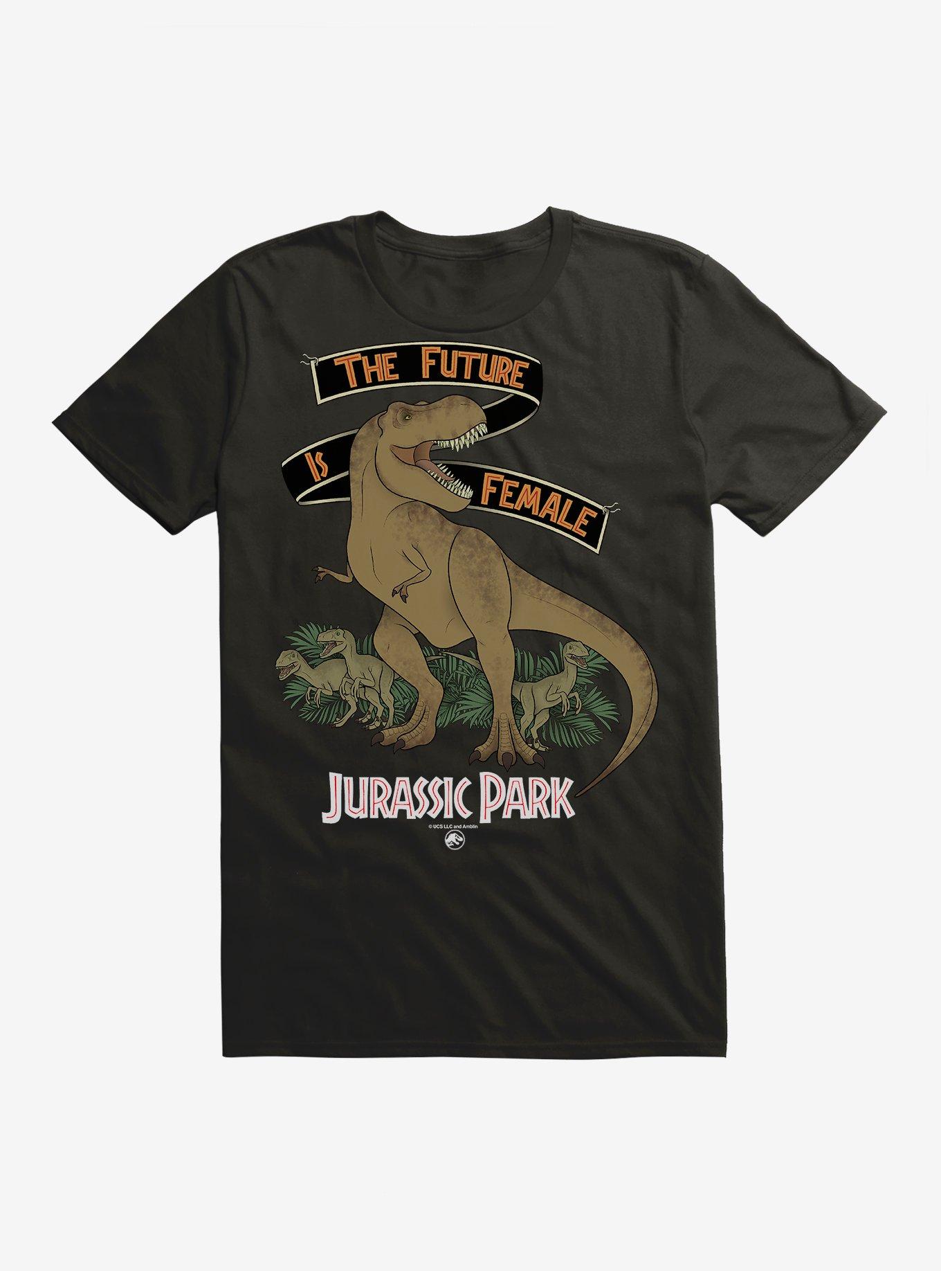 Jurassic Park The Future Is Female White T-Shirt | Trending Graphic Tee For Fans