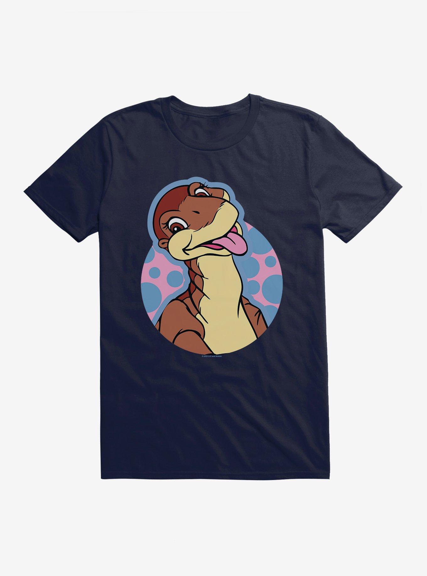 The Land Before Time Littlefoot Blue Portrait T-Shirt | Trending Graphic Tee For Fans