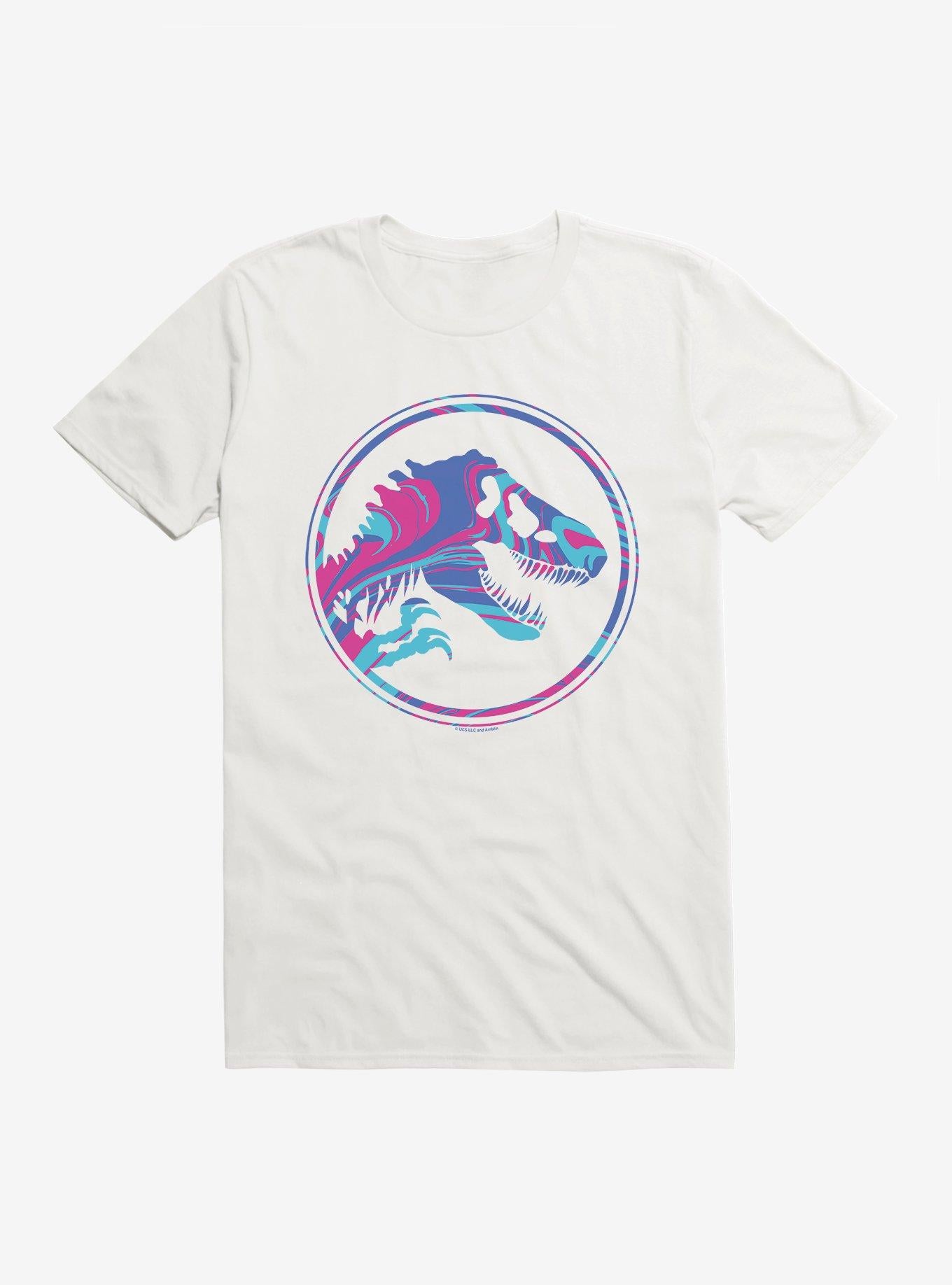 Jurassic World Blue Tone Logo T-Shirt | Trending Graphic Tee For Fans