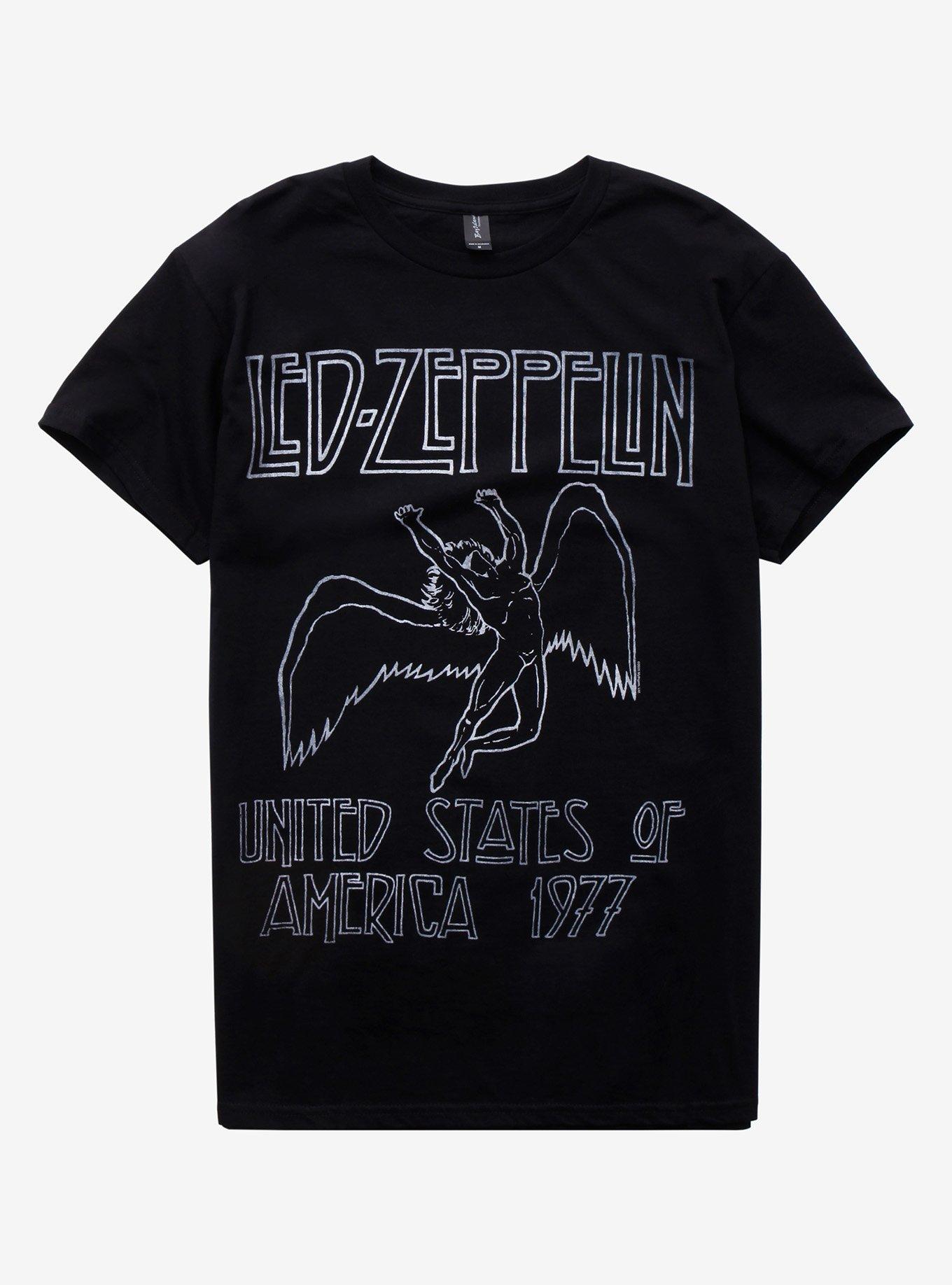 Led Zeppelin 1977 T-Shirt | Trending Graphic Tee For Fans