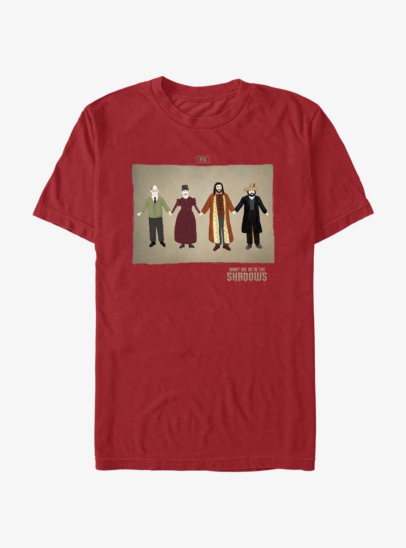 What We Do In The Shadows Painting Group T-Shirt | Trending Graphic Tee For Fans