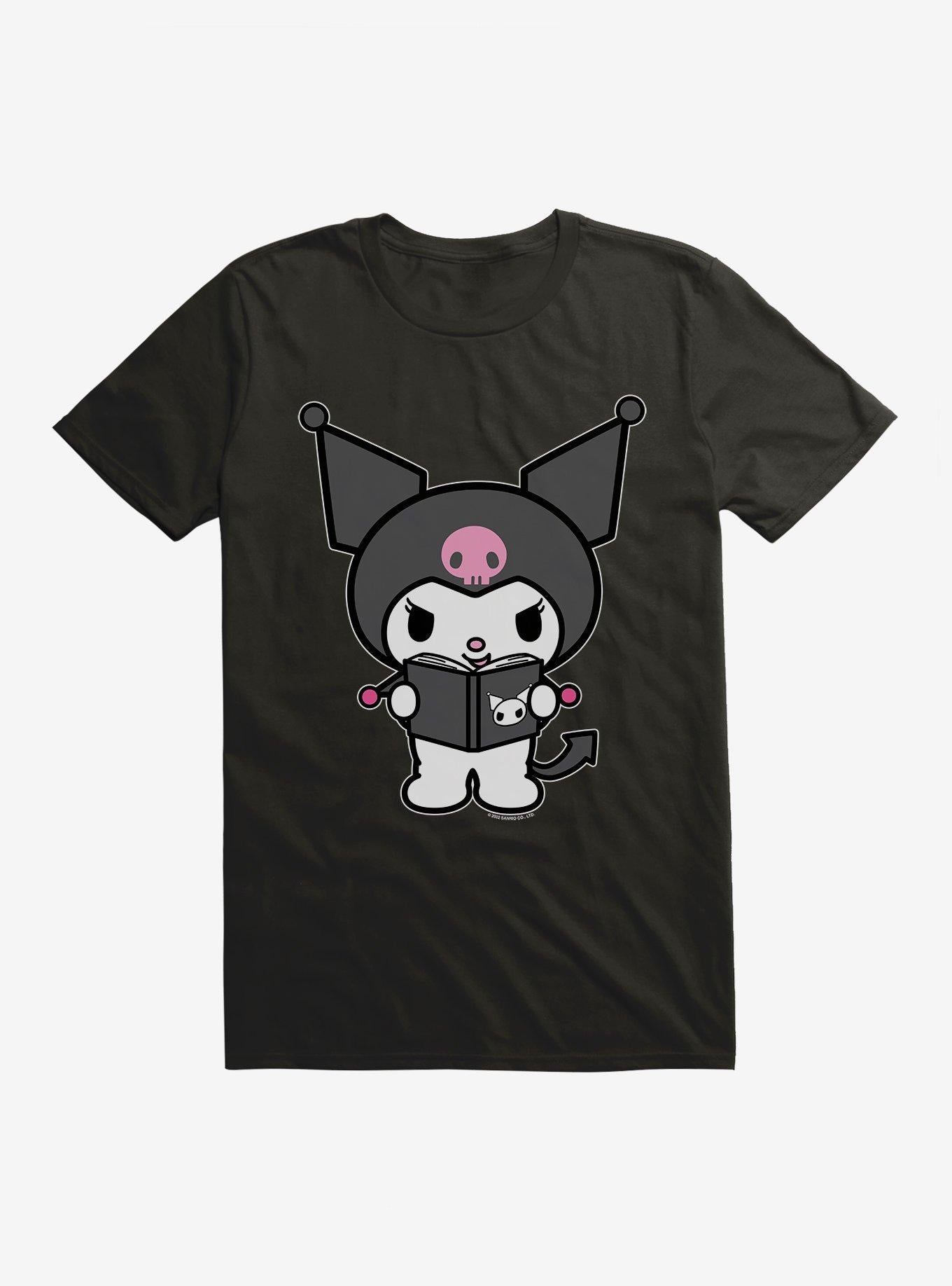 Kuromi Reading T-Shirt | Trending Graphic Tee For Fans
