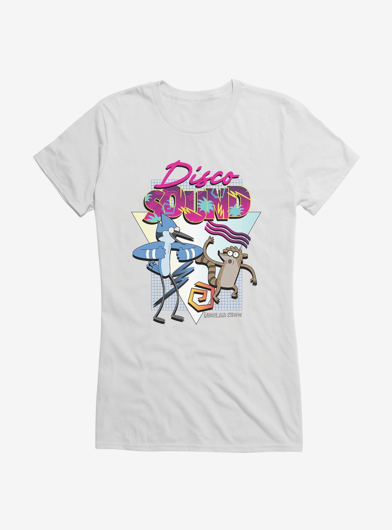 Regular Show Disco Sound Girls T-Shirt | Trending Graphic Tee For Fans