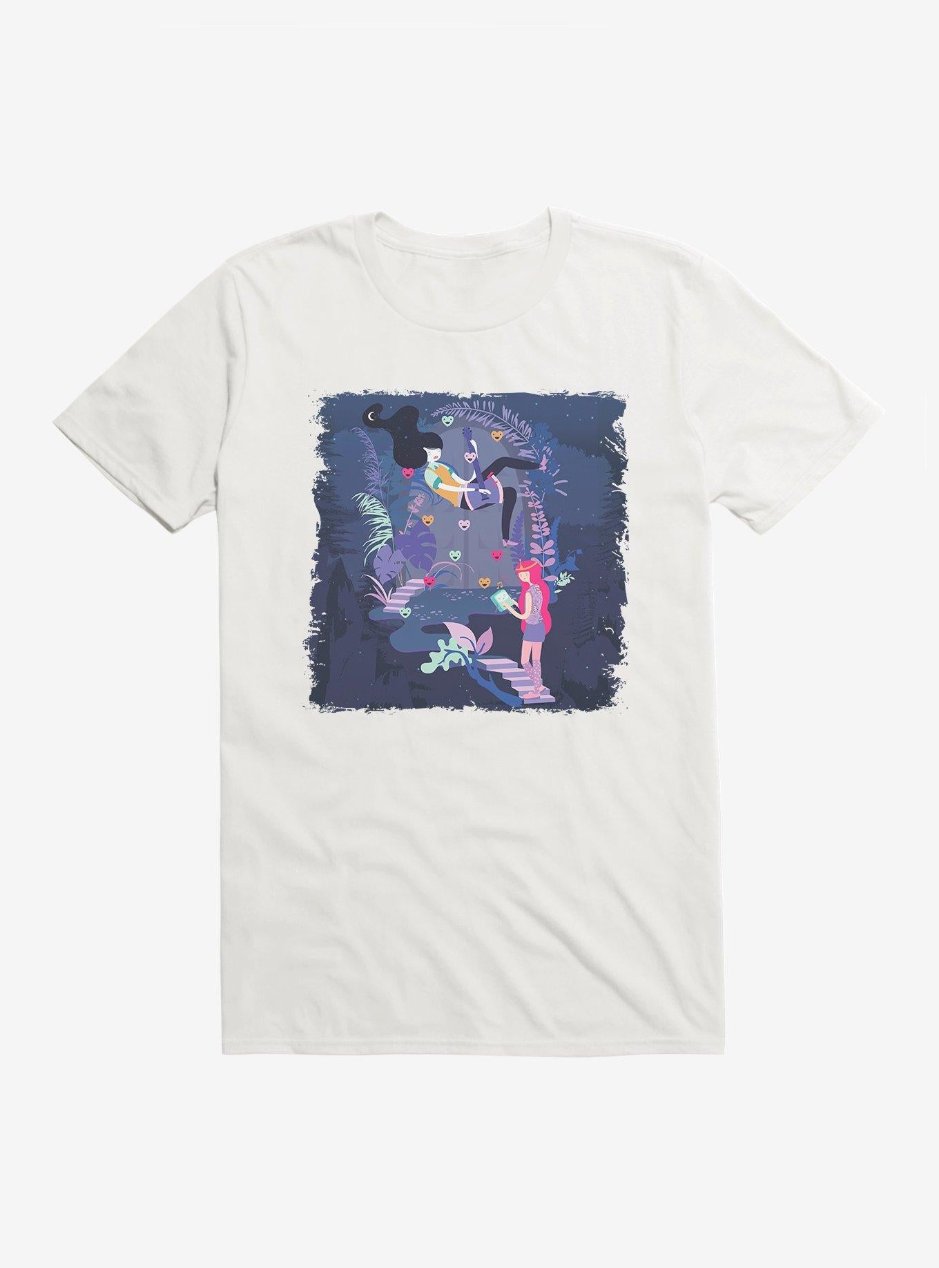 Adventure Time Jungle Hearts T-Shirt | Trending Graphic Tee For Fans