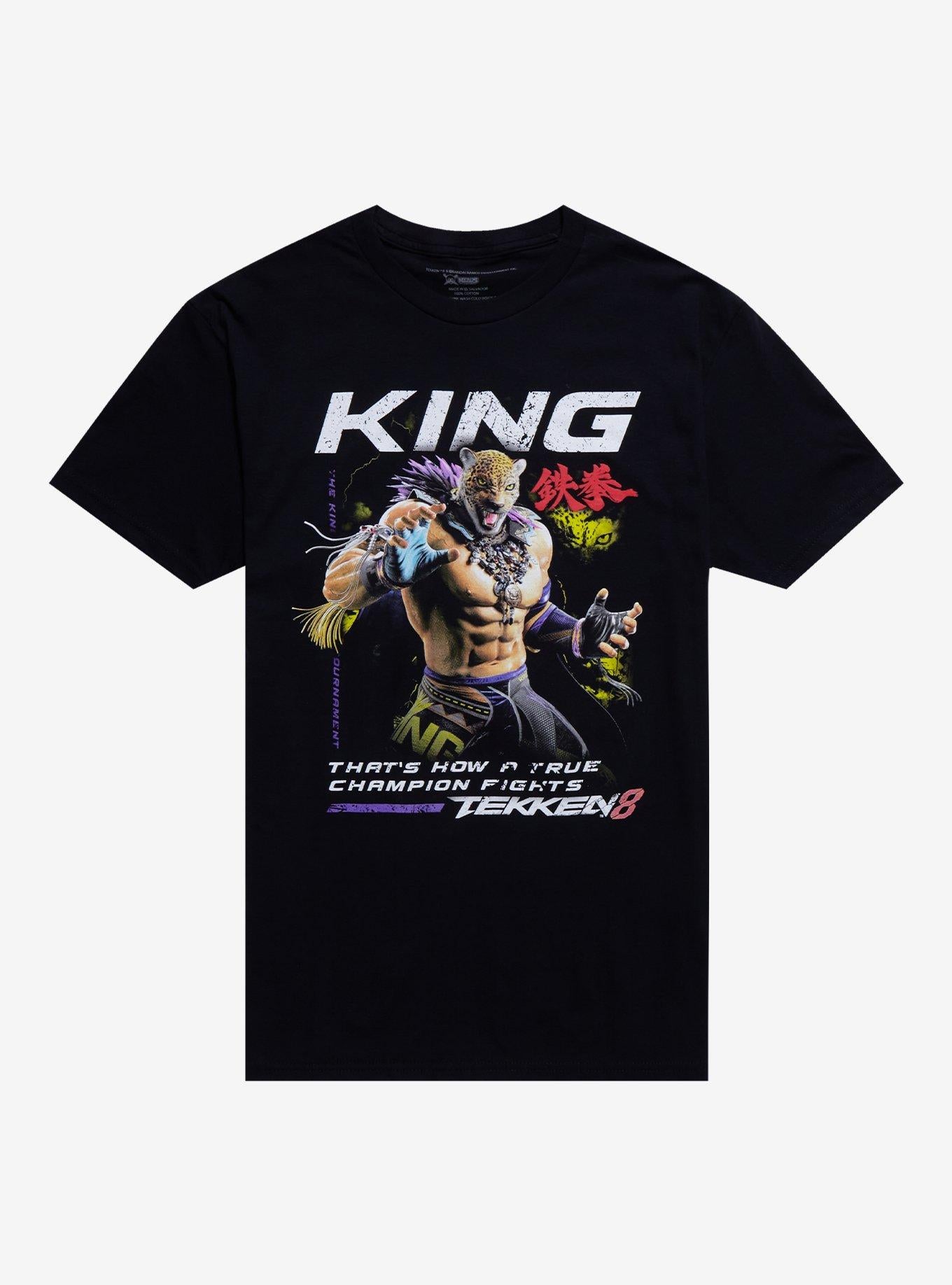 Tekken 8 King By NERDS Clothing T-Shirt | Trending Graphic Tee For Fans