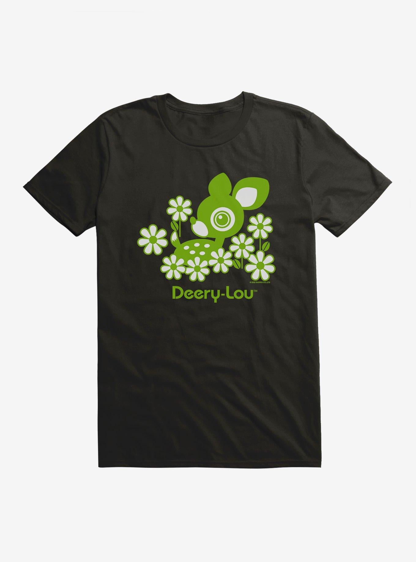 Deery-Lou Floral Green Design T-Shirt | Trending Graphic Tee For Fans