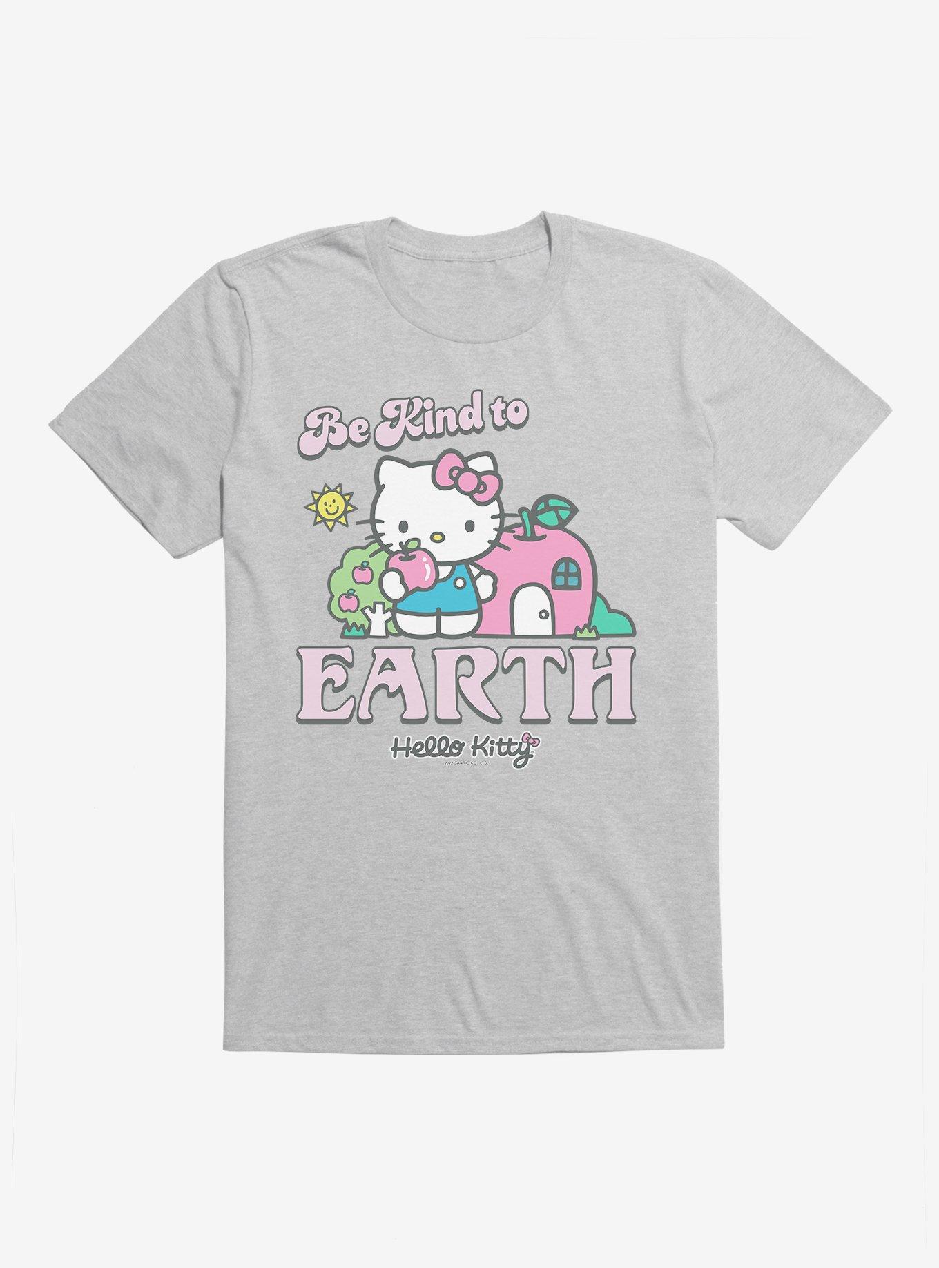 Hello Kitty Be Kind To The Earth T-Shirt | Trending Graphic Tee For Fans