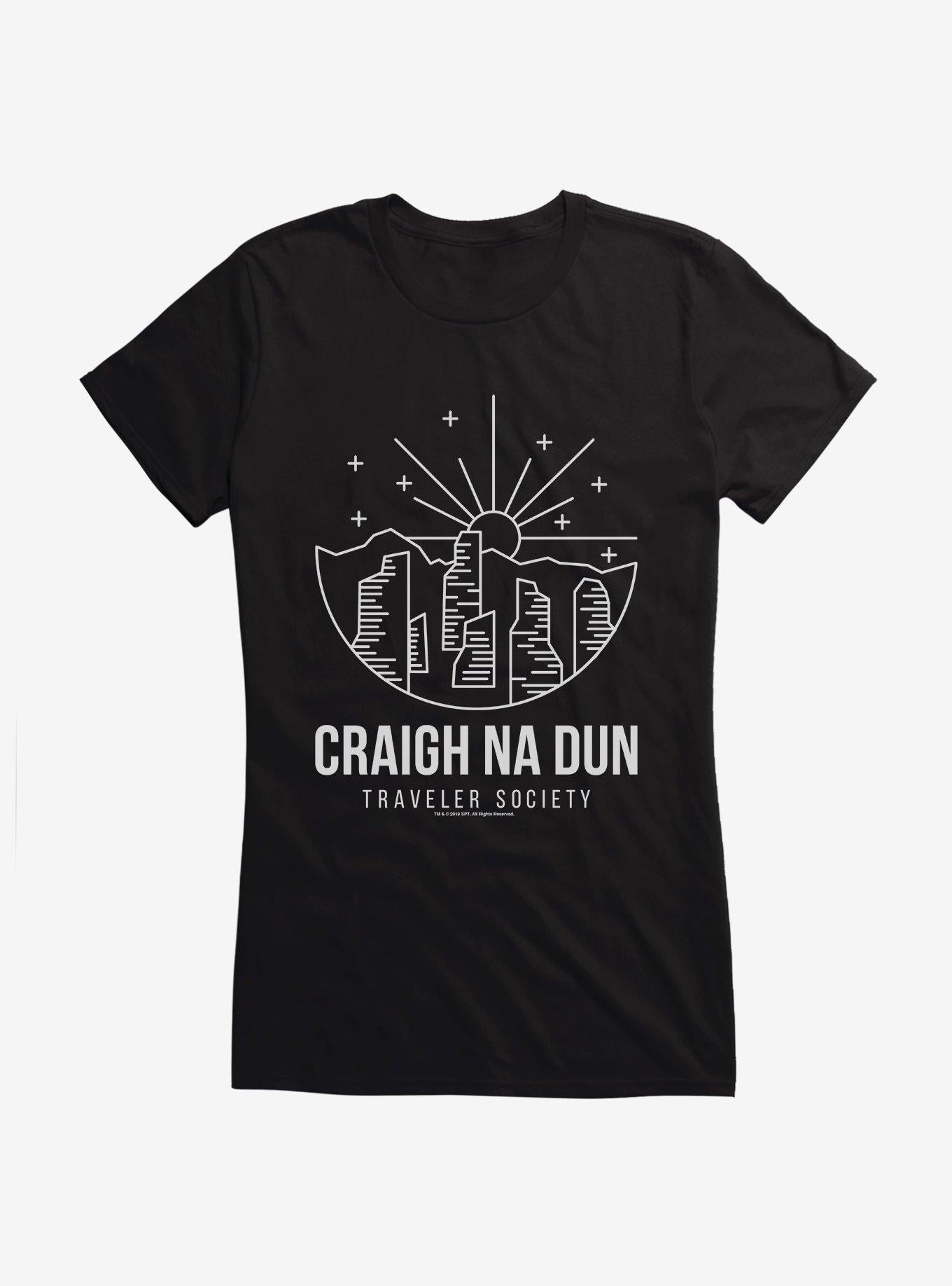 Outlander Craigh Na Dun Society Emblem Girls T-Shirt | Trending Graphic Tee For Fans
