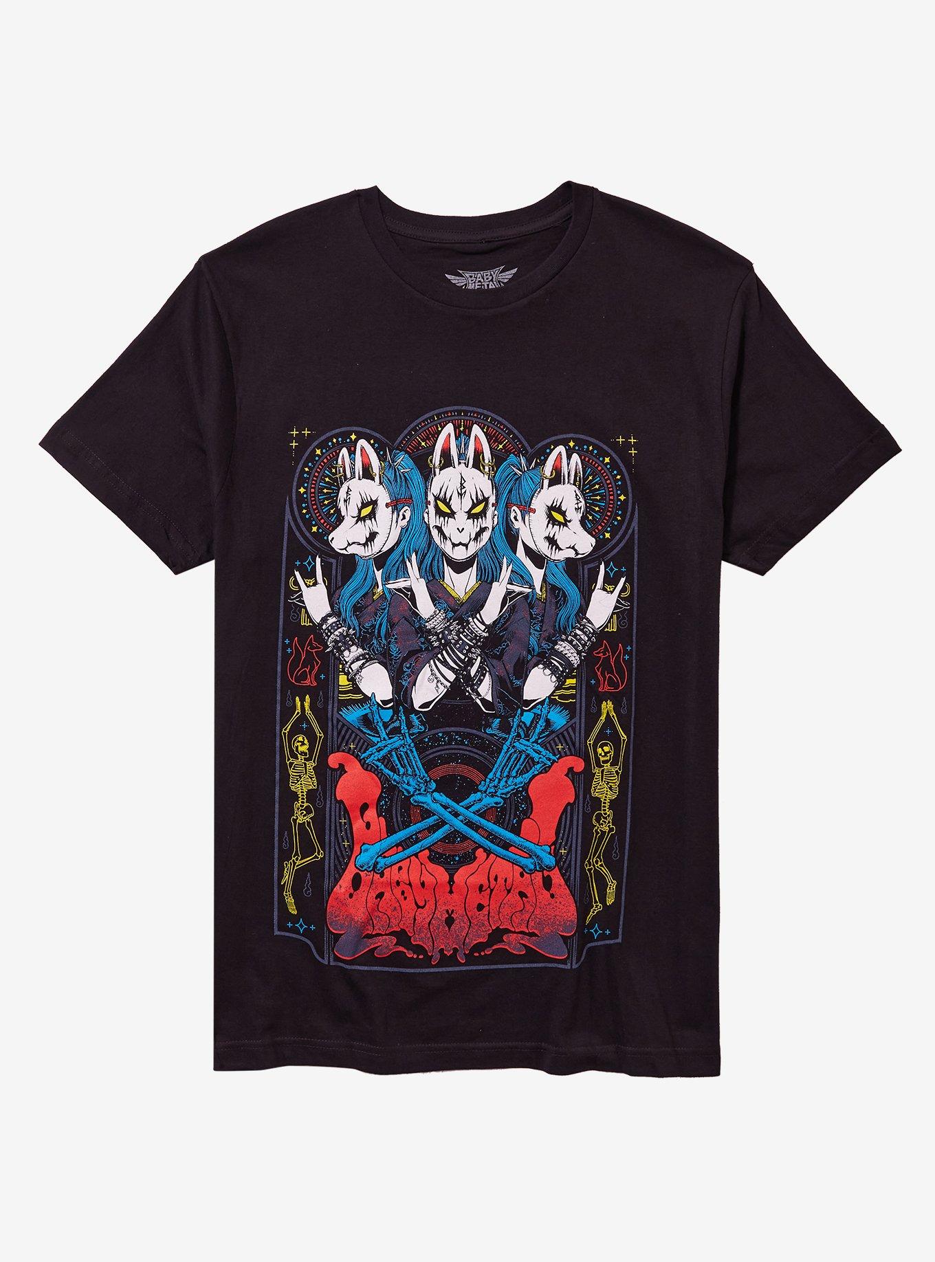 BABYMETAL Fox Mask Devil Horns T-Shirt | Trending Graphic Tee For Fans