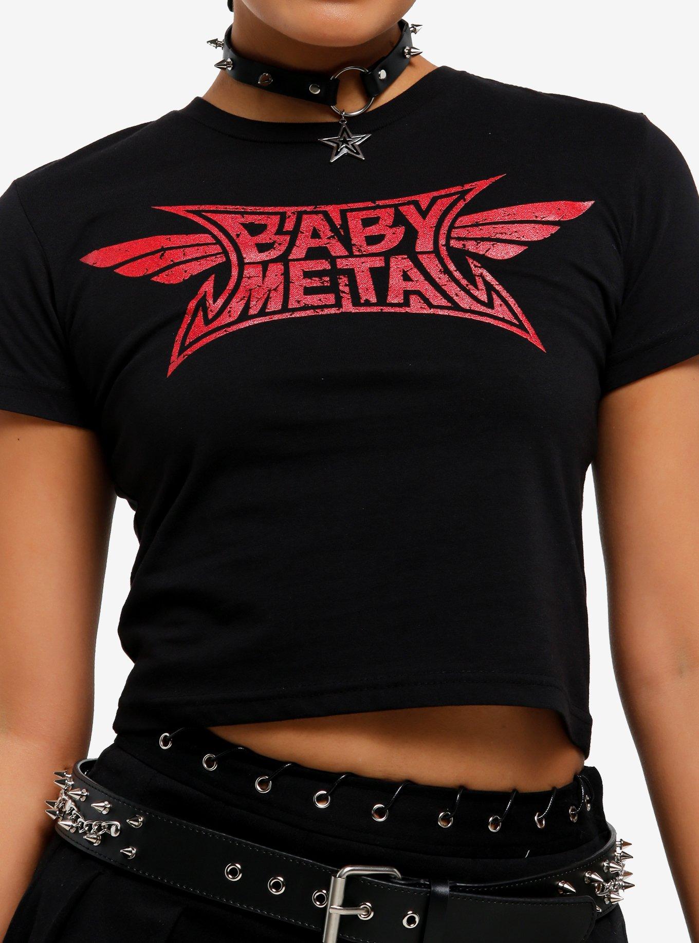BABYMETAL Red Glitter Logo Girls Baby T-Shirt | Trending Graphic Tee For Fans
