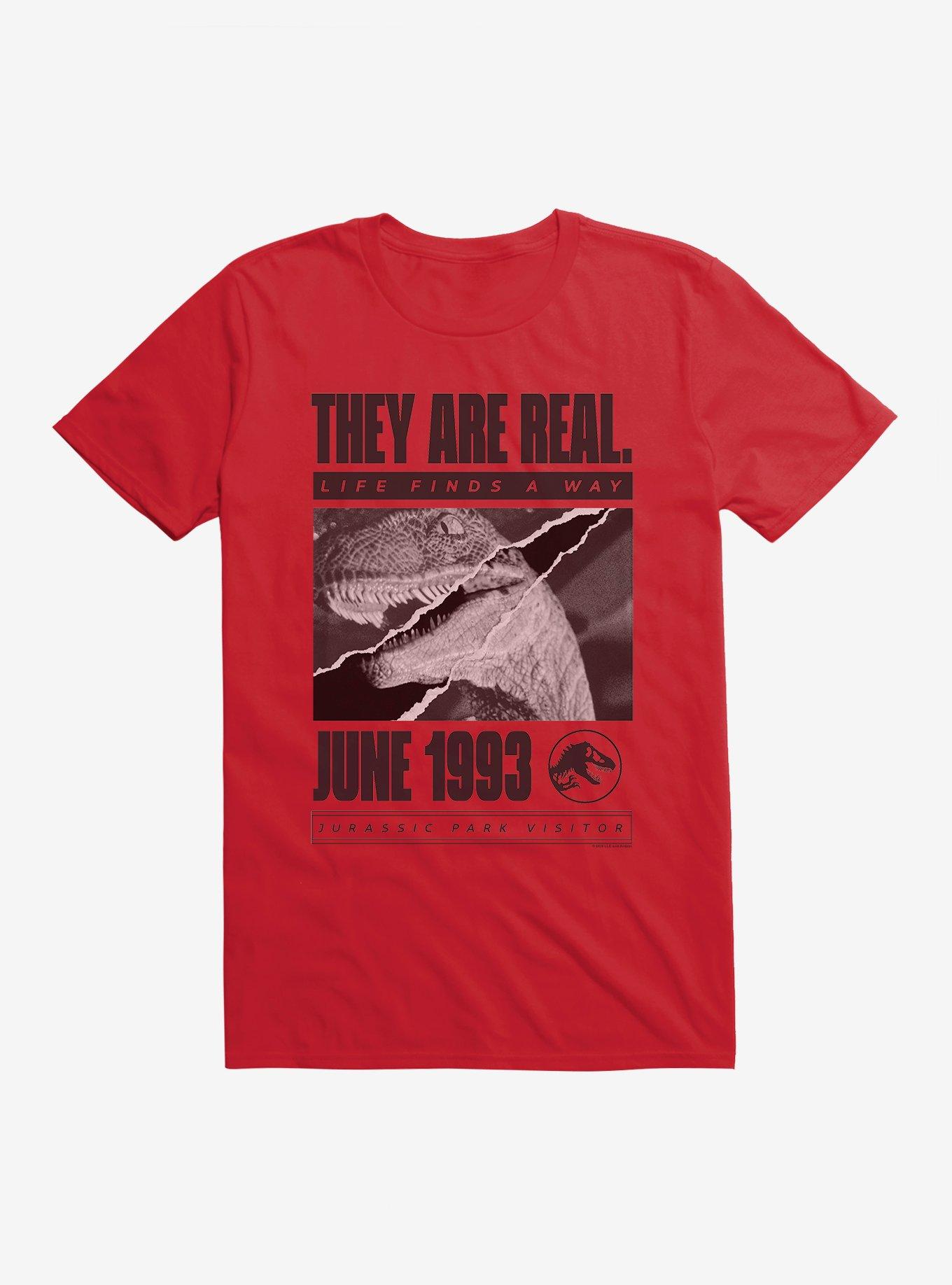 Jurassic Park They Are Real T-Shirt | Trending Graphic Tee For Fans