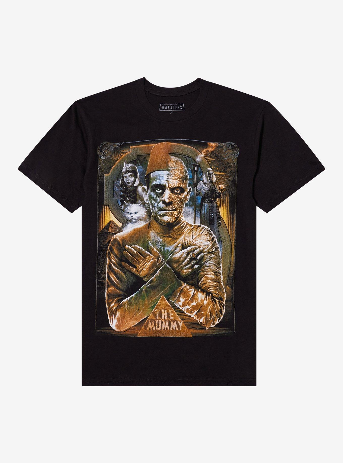 Rock Rebel Universal Monsters The Mummy Collage T-Shirt | Trending Graphic Tee For Fans