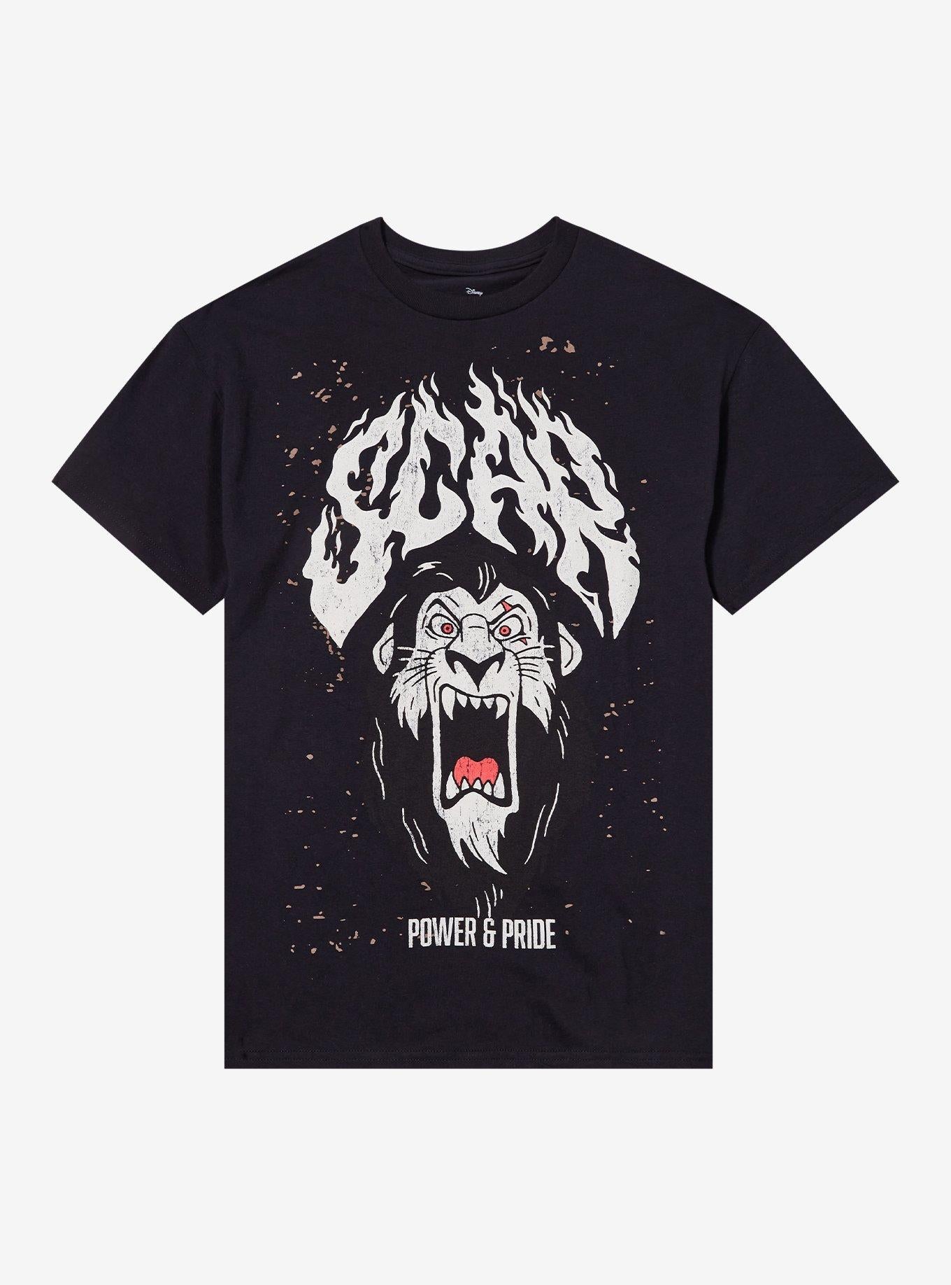 Disney The Lion King Scar Power & Pride T-Shirt | Trending Graphic Tee For Fans