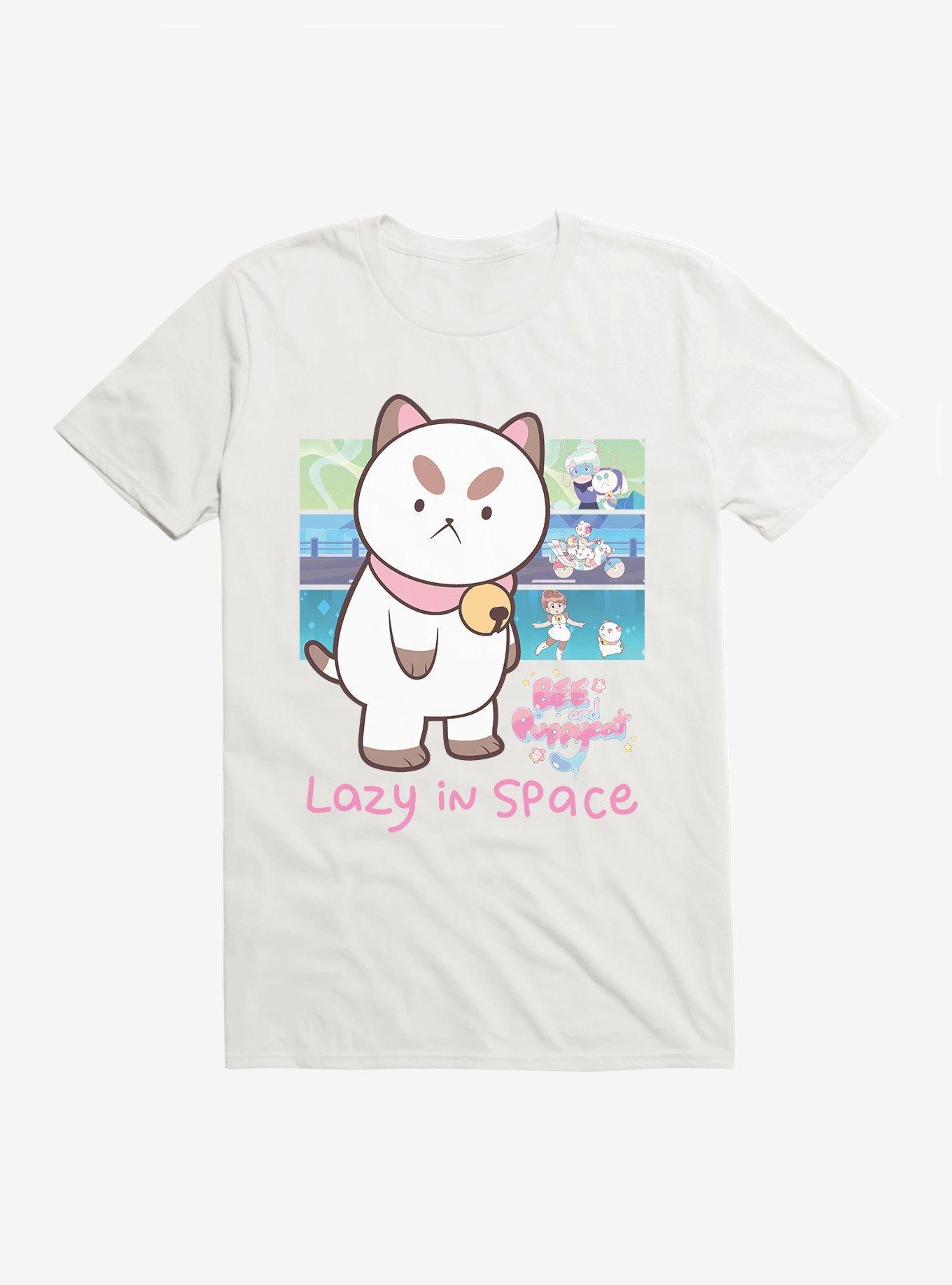 Bee and Puppycat Lazy In Space T-Shirt | Trending Graphic Tee For Fans