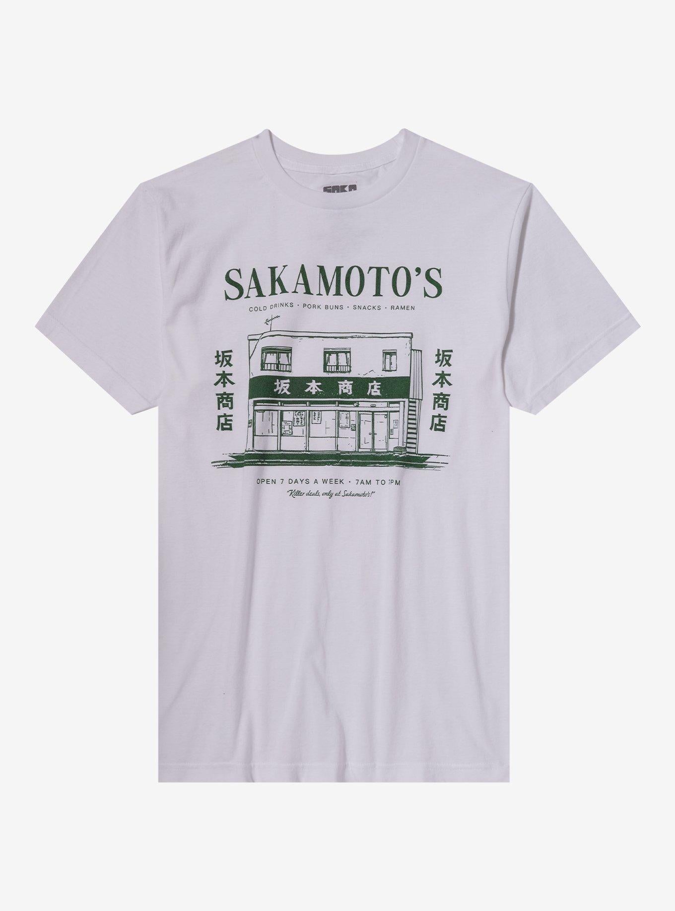 Sakamoto Days Store Line Art T-Shirt | Trending Graphic Tee For Fans